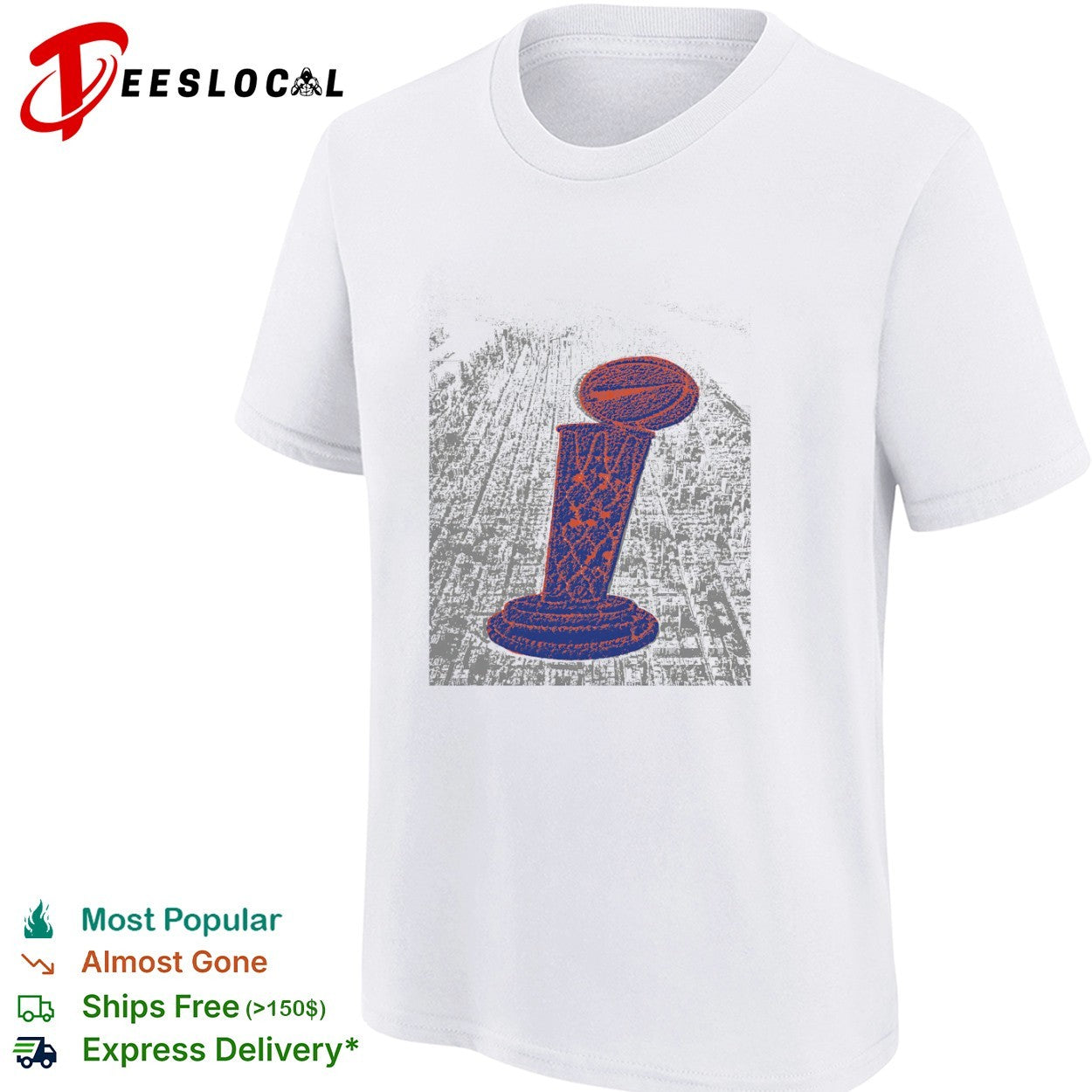 New York Knicks Championship Trophy NBA Basketball shirt
