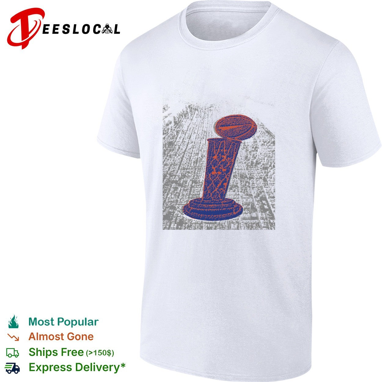 New York Knicks Championship Trophy NBA Basketball shirt