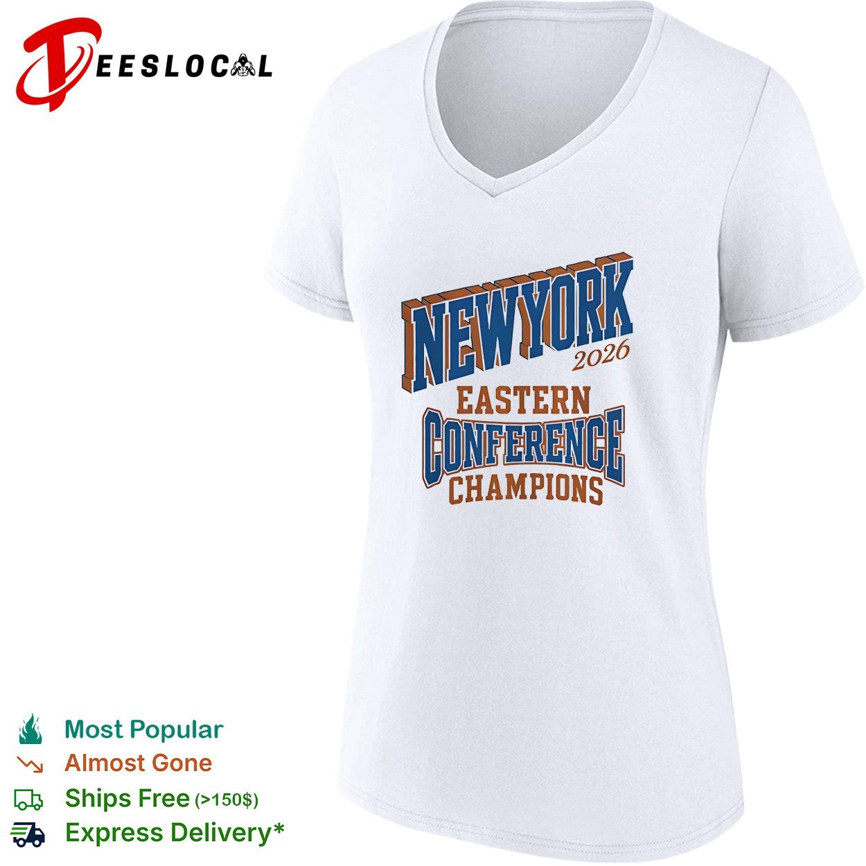 New York Knicks Eastern Conference champions 2026 vintage shirt