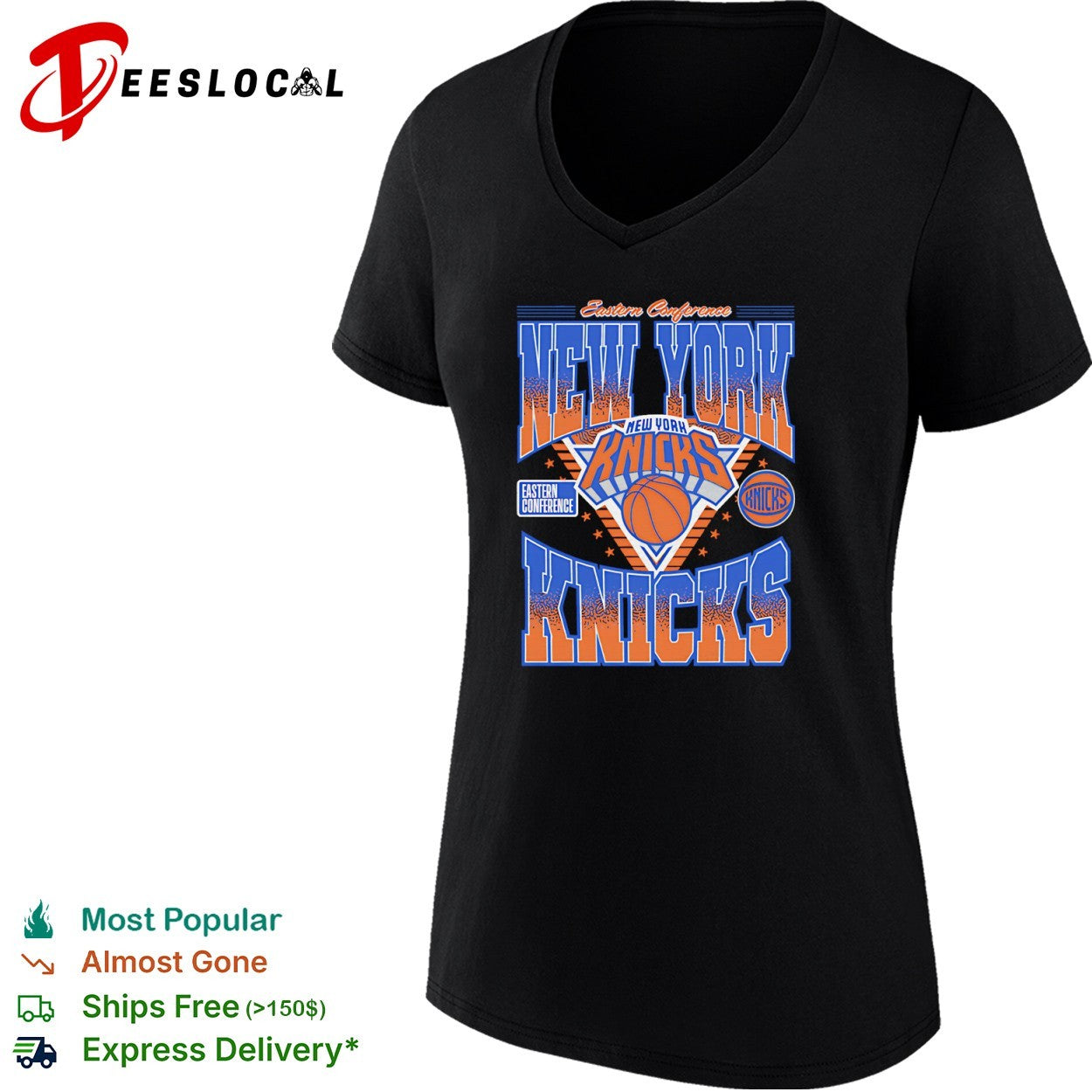 New York Knicks Eastern Conference logo basketball shirt