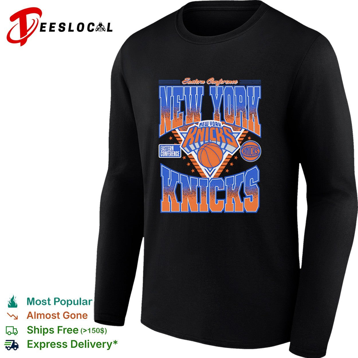 New York Knicks Eastern Conference logo basketball shirt