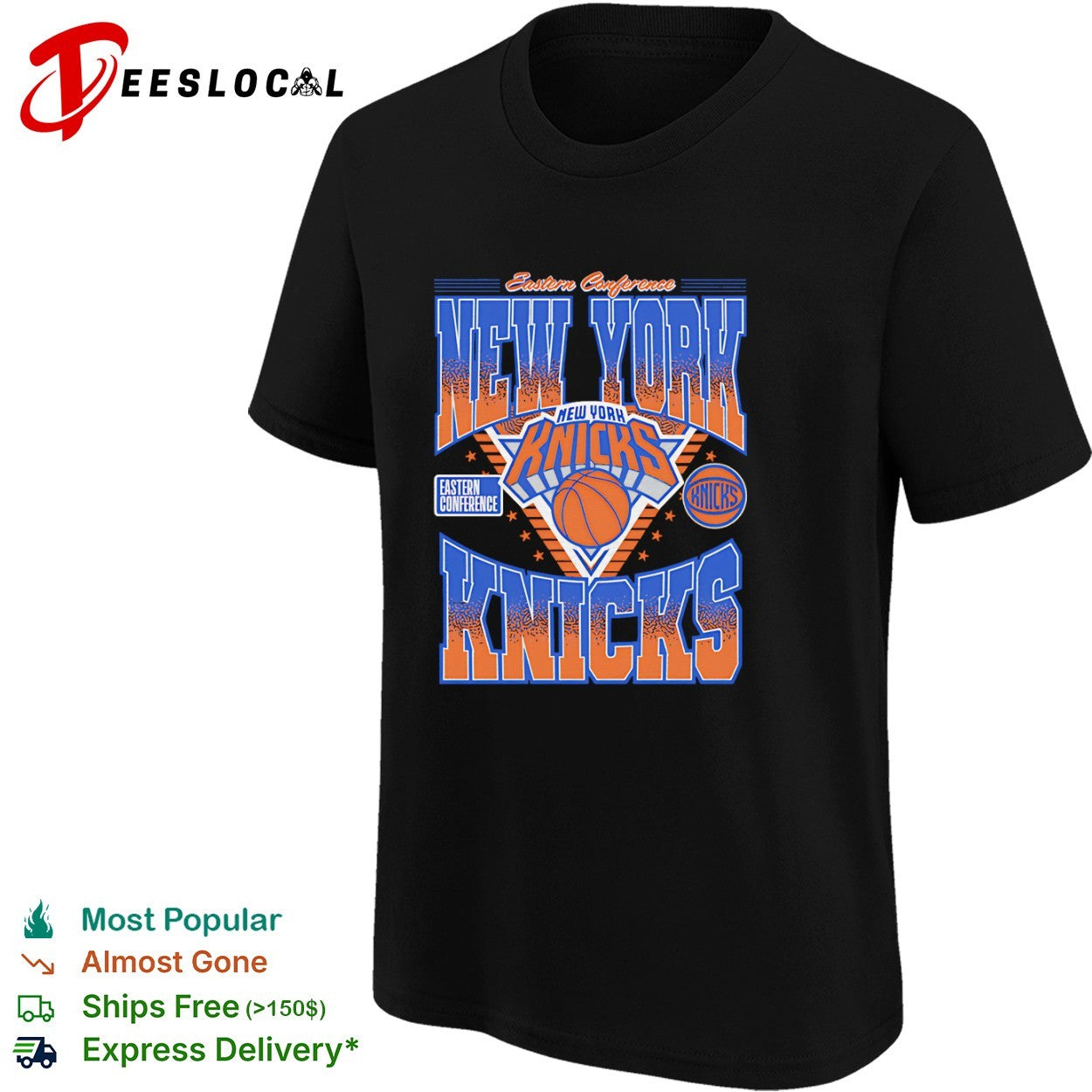 New York Knicks Eastern Conference logo basketball shirt