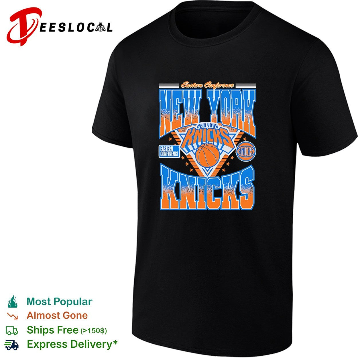 New York Knicks Eastern Conference logo basketball vintage shirt