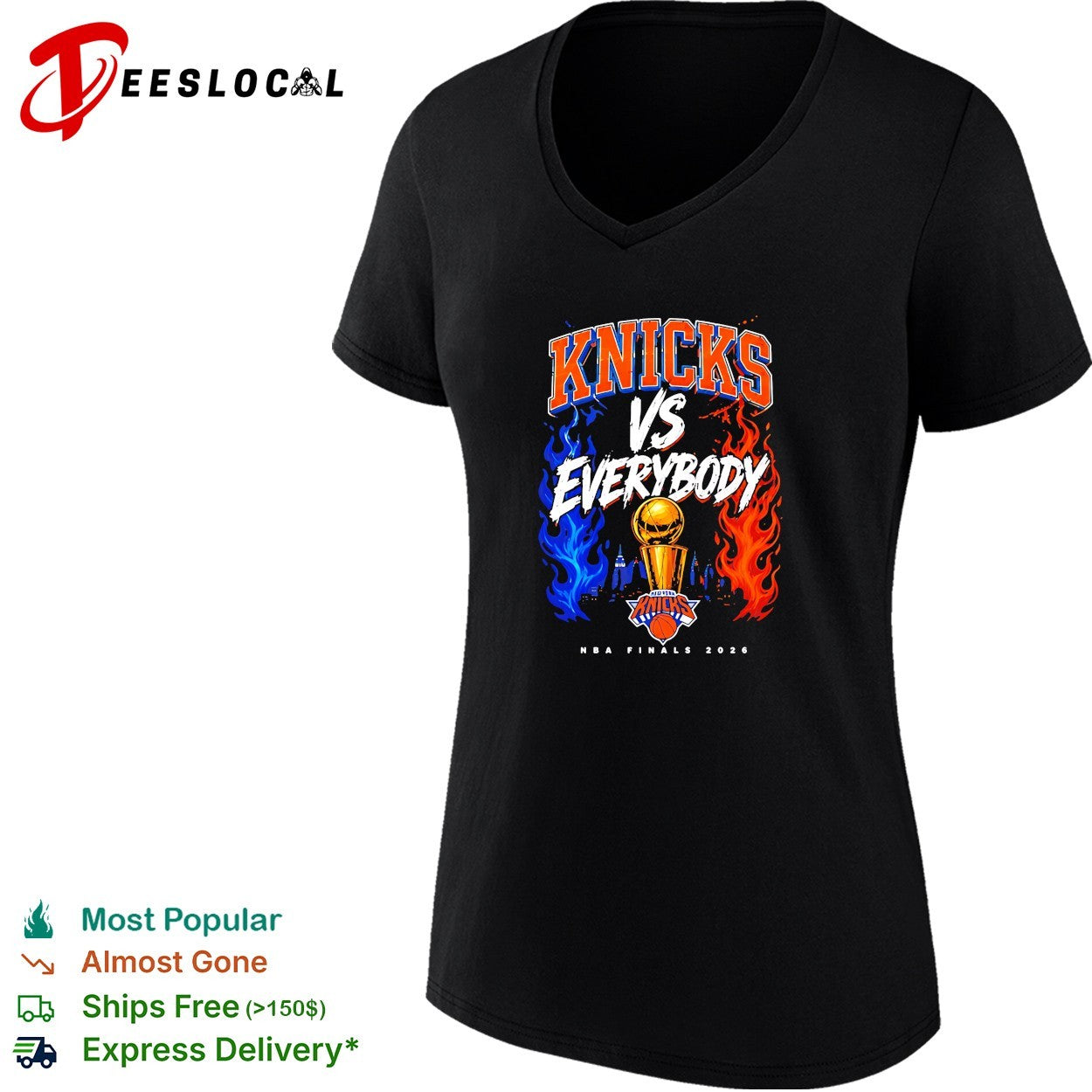 New York Knicks Everybody Fire Trophy NBA Finals 2026 shirt