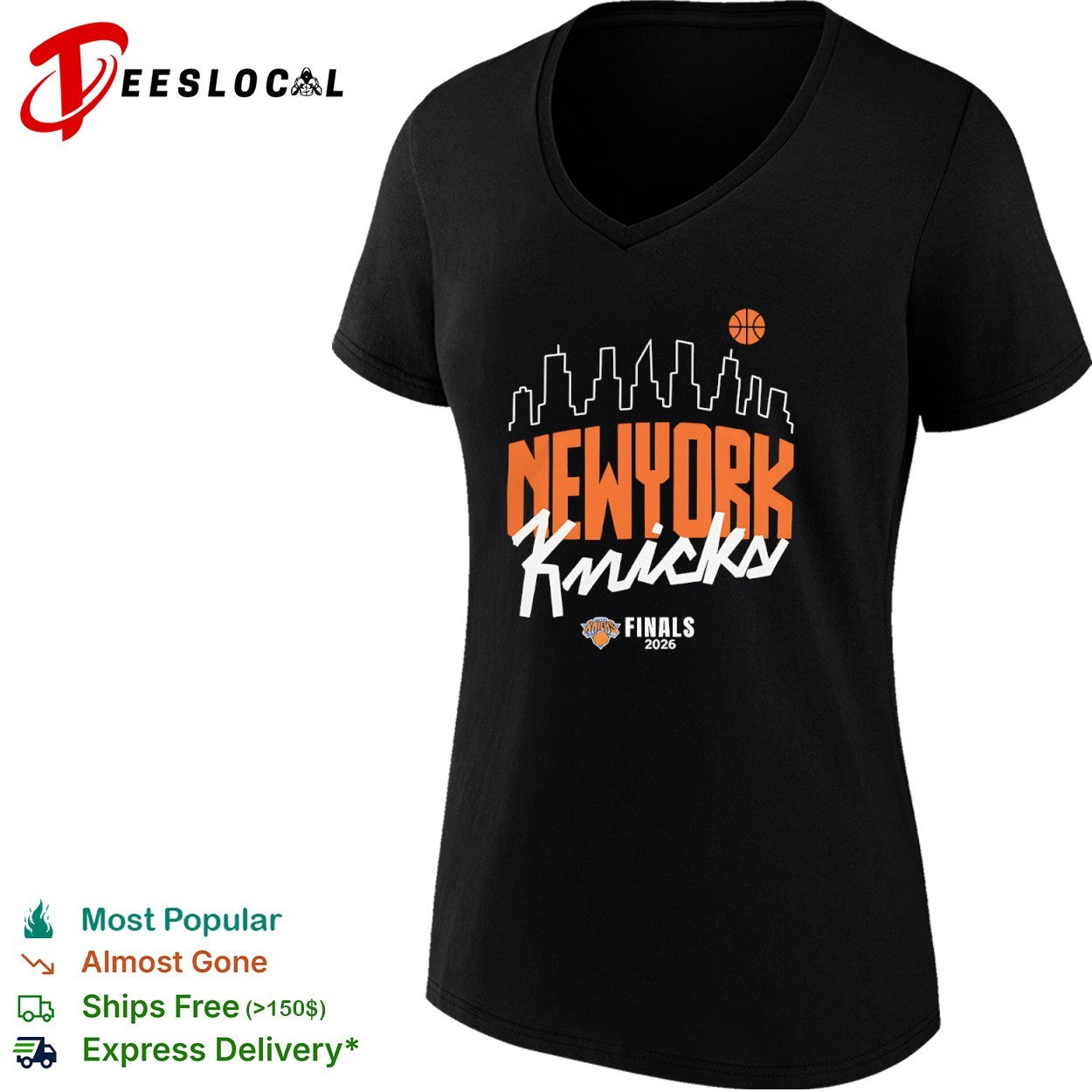 New York Knicks Finals 2026 Skyline Basketball Logo Sports Team Championship shirt