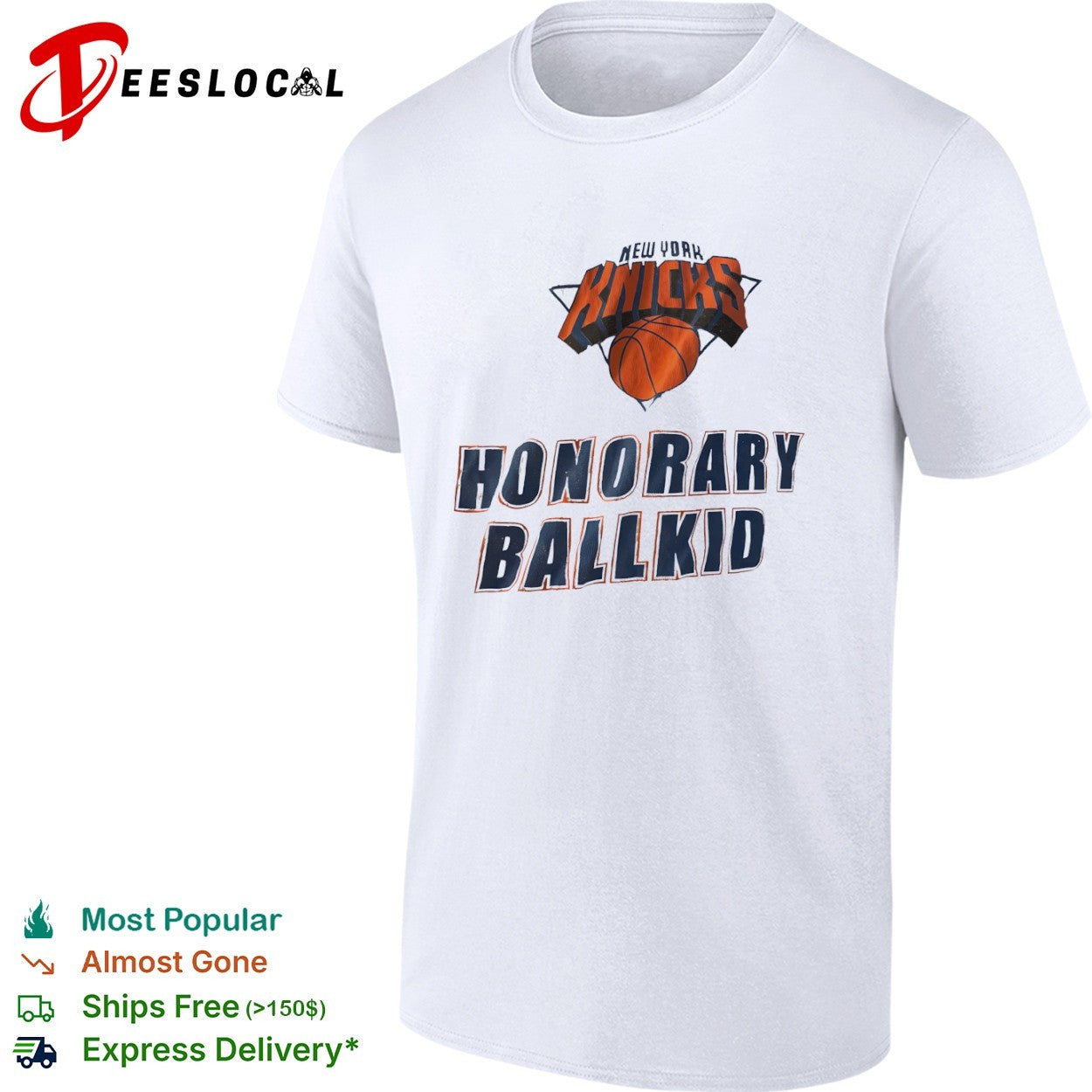 New York Knicks Honorary Ballkid shirt