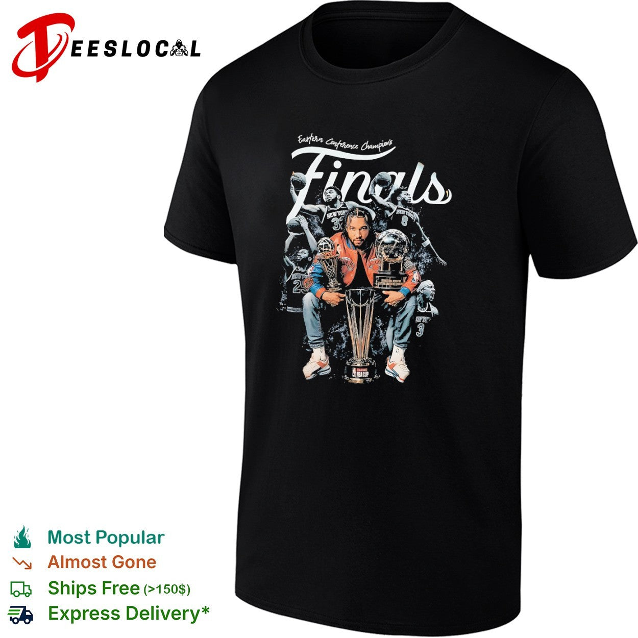 New York Knicks Jalen Brunson Eastern Conference Champions Finals trophy shirt