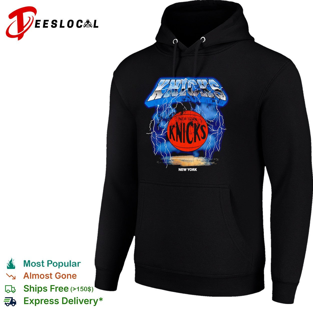 New York Knicks Lightning Basketball Team Shirt