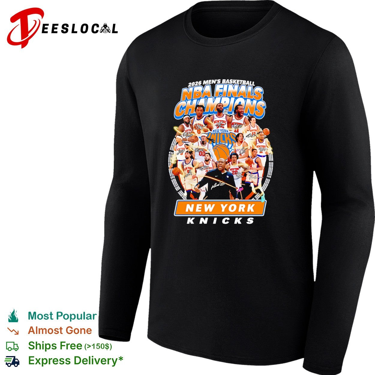 New York Knicks Men’s basketball 2026 NBA Finals shirt