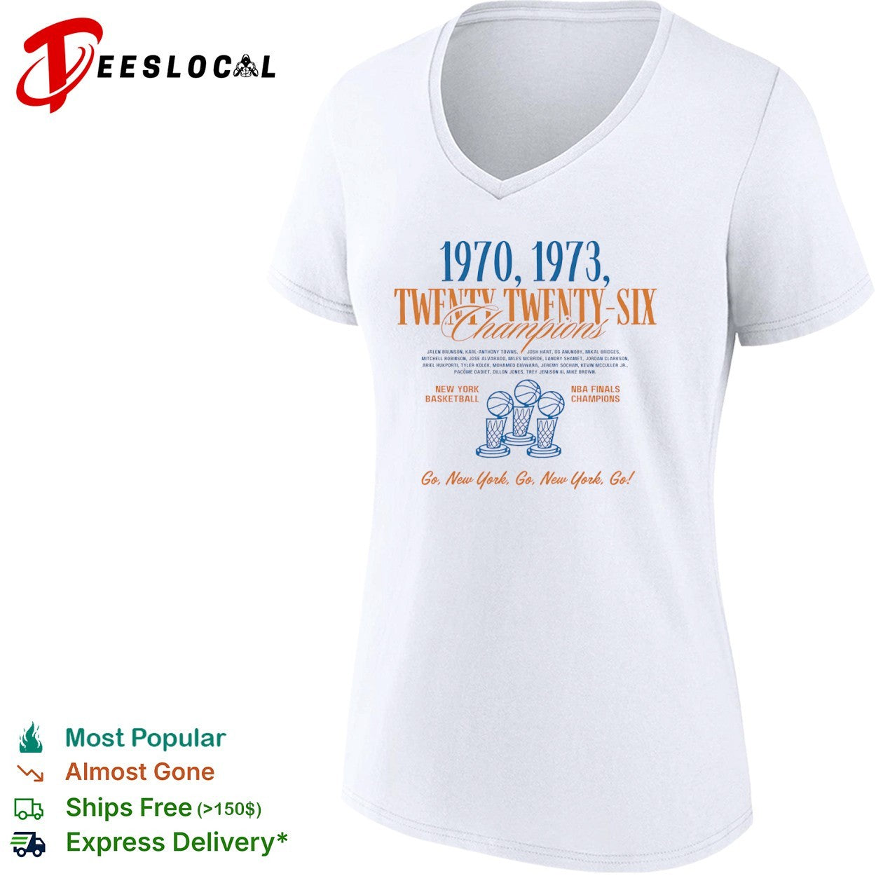 New York Knicks NBA 1970 1973 Twenty Twenty-Six shirt