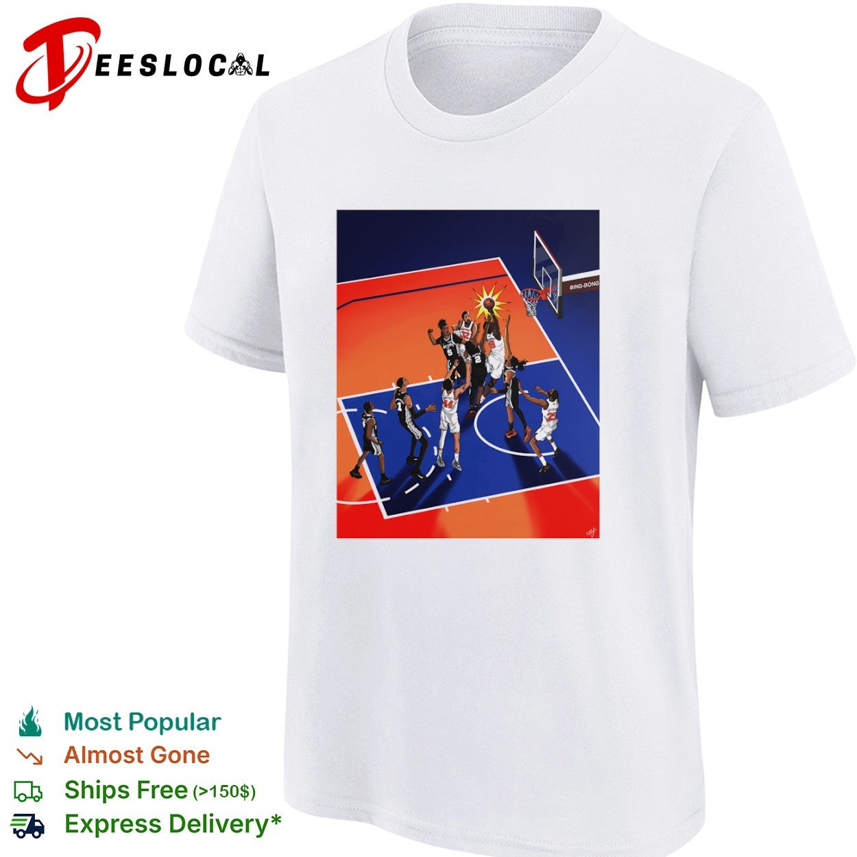 New York Knicks NBA Bing-Bong basketball shirt