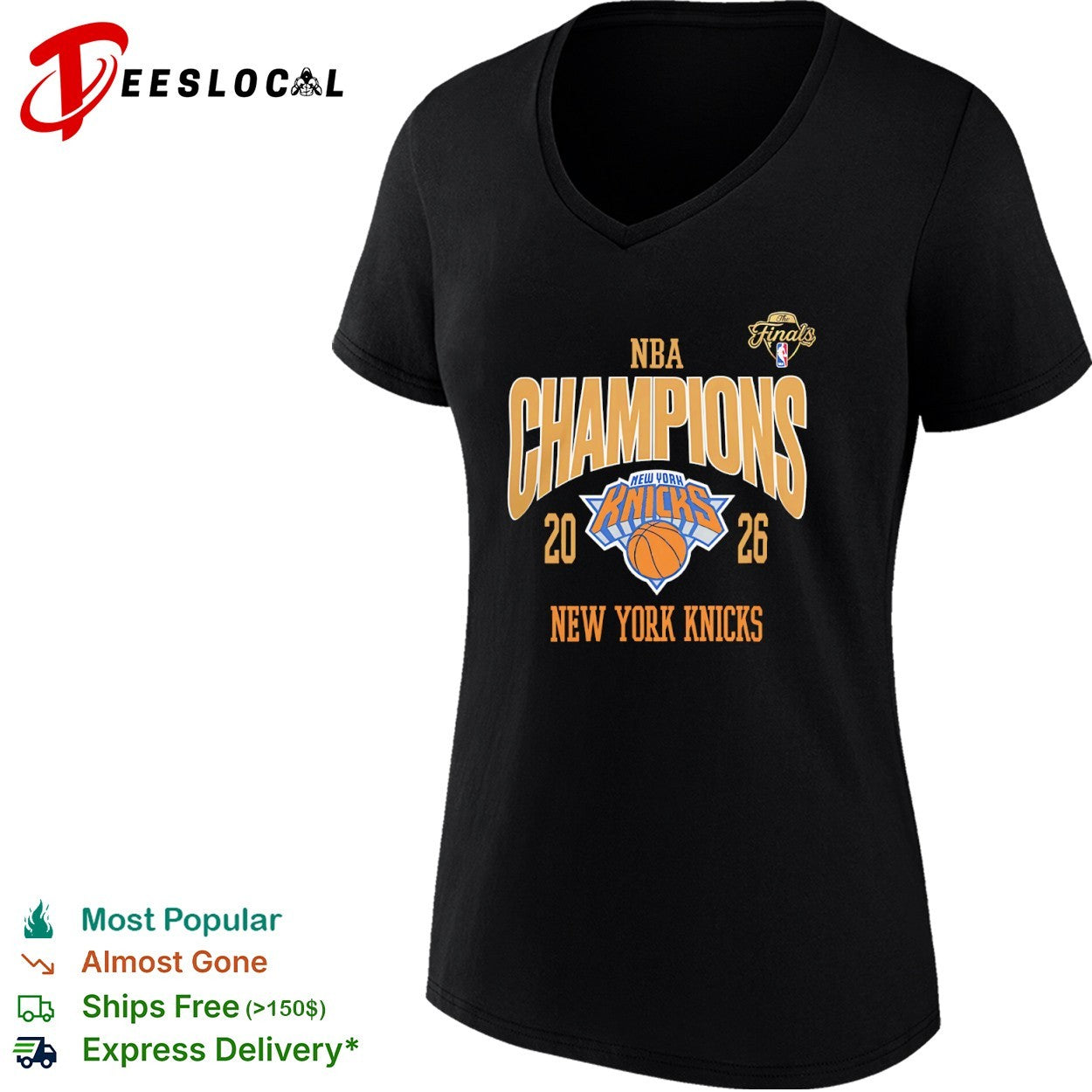 New York Knicks NBA Champions 2026 The Finals Basketball Team shirt