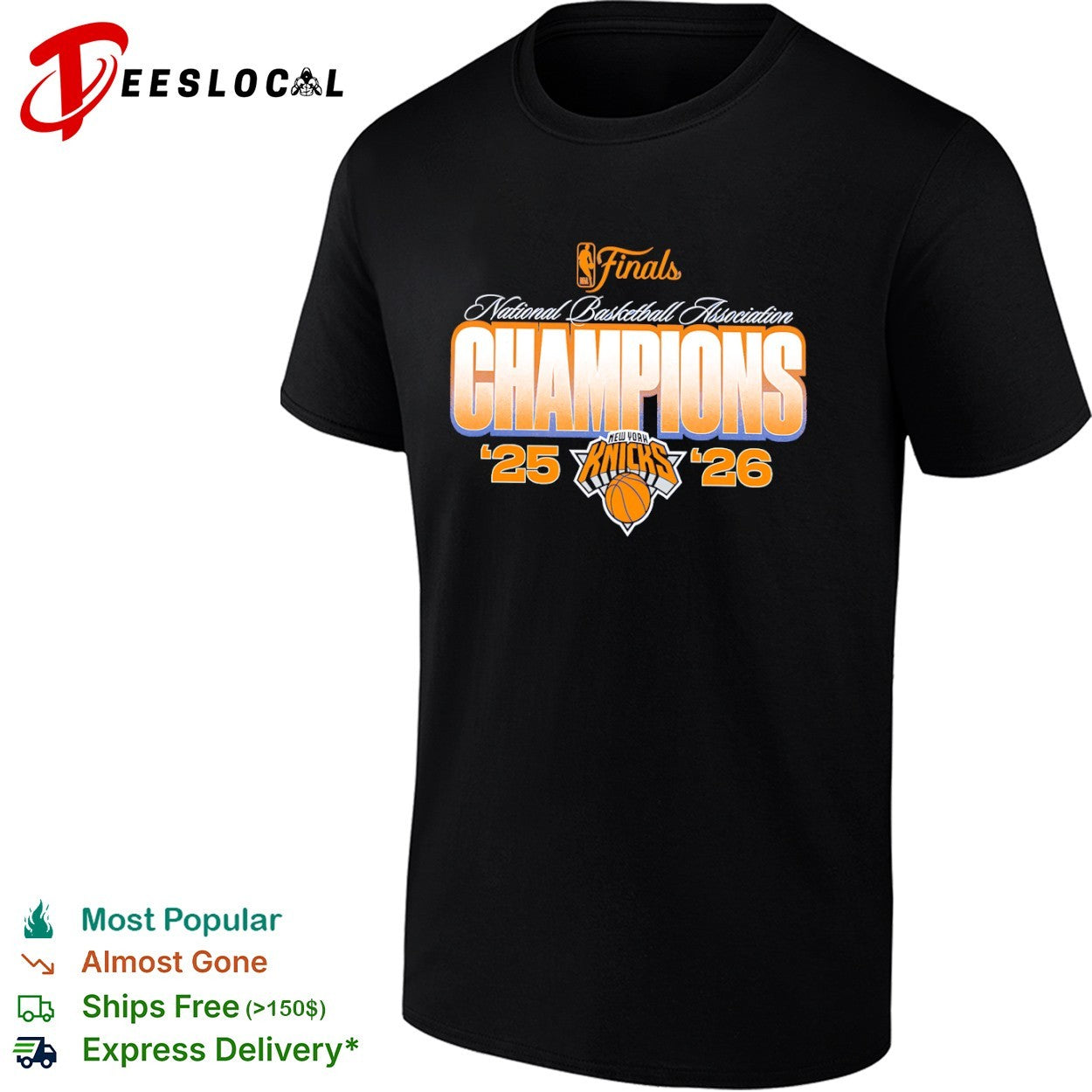 New York Knicks NBA Finals Champions 2025 2026 National Basketball Association shirt