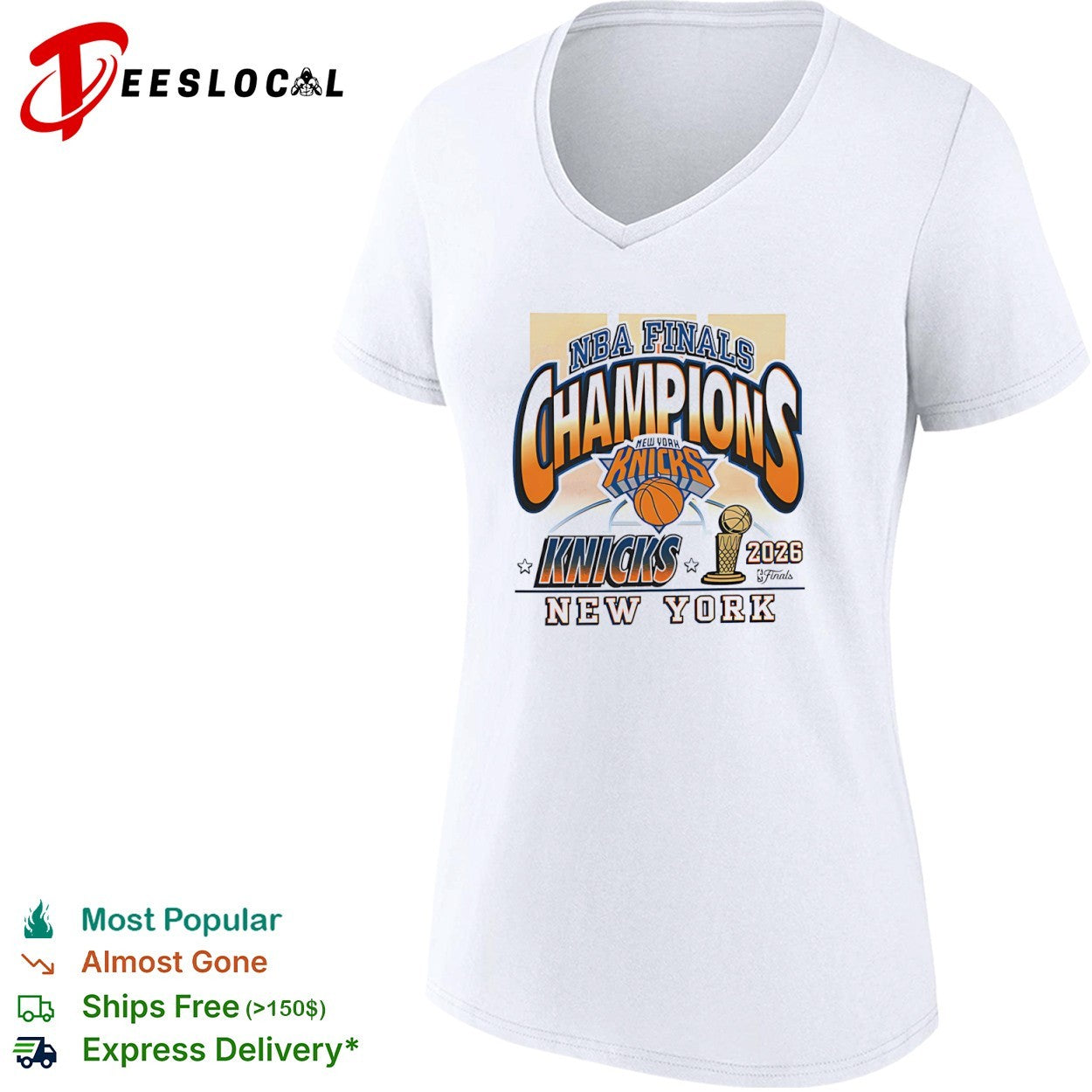 New York Knicks NBA Finals Champions 2026 shirt