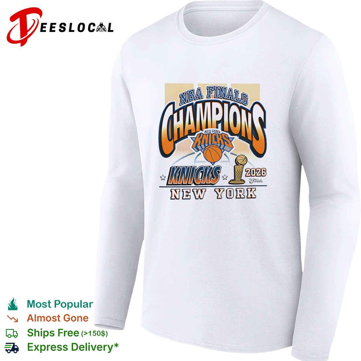 New York Knicks NBA Finals Champions 2026 shirt