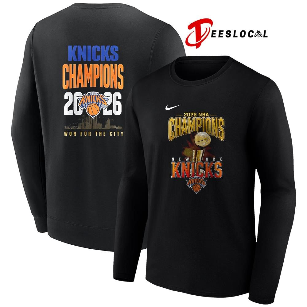 New York Knicks NBA Finals Champions won for the city graphic shirt