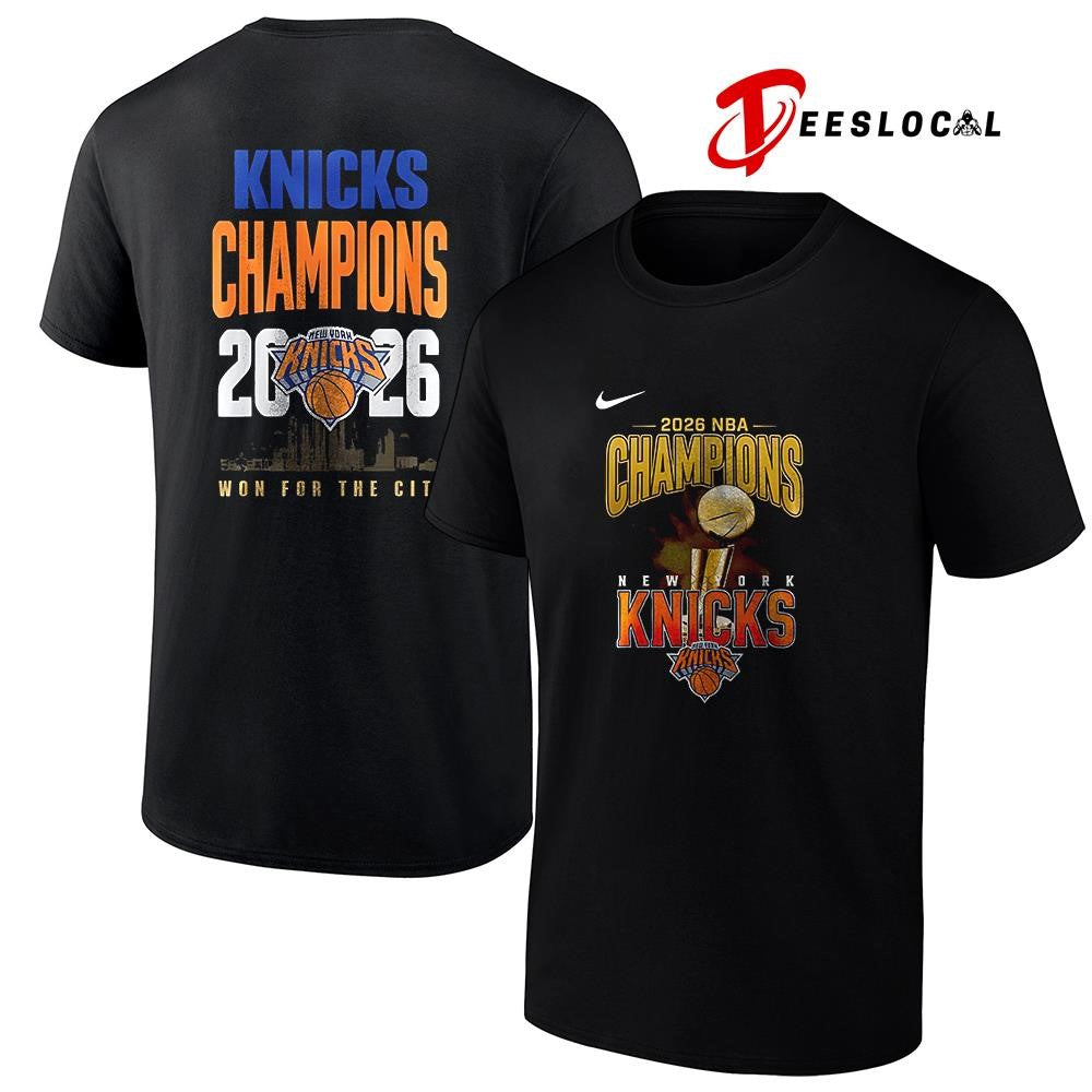 New York Knicks NBA Finals Champions won for the city graphic shirt
