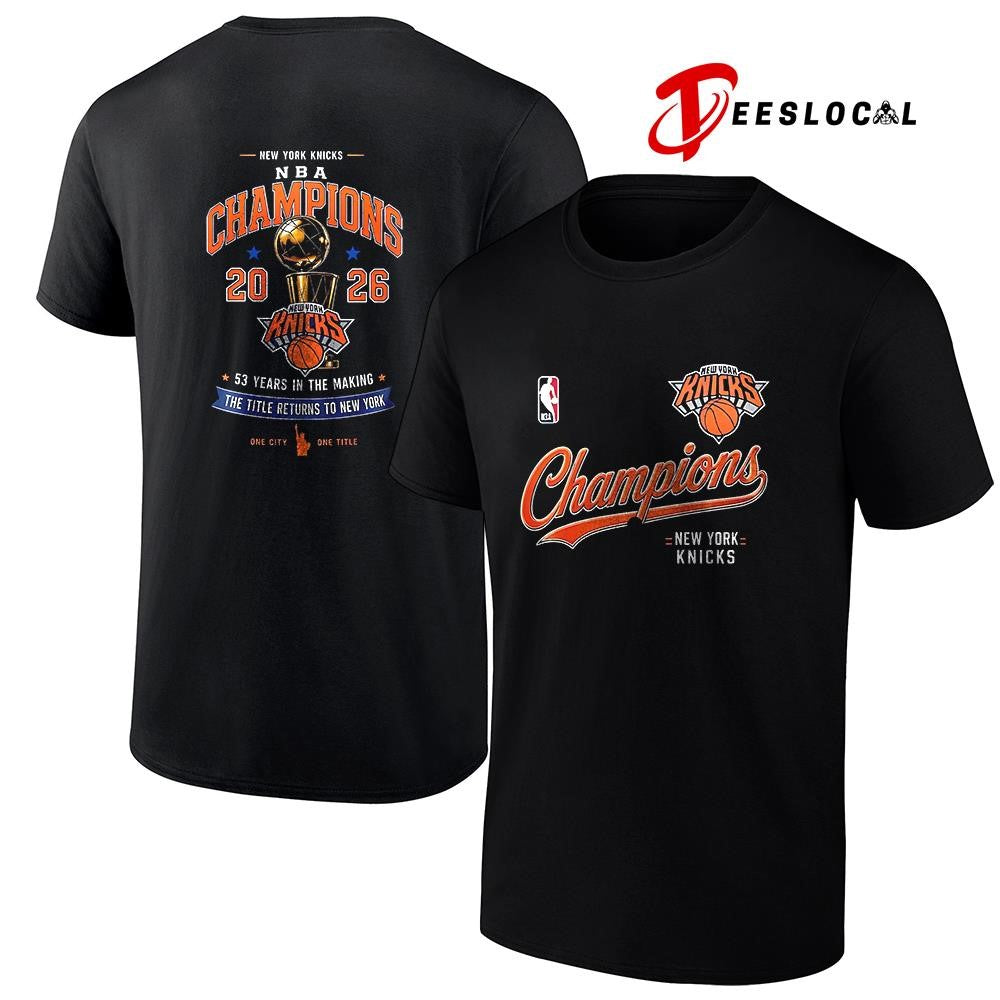 New York Knicks NBA Finals champions 53 years in the making the title returns to New York shirt