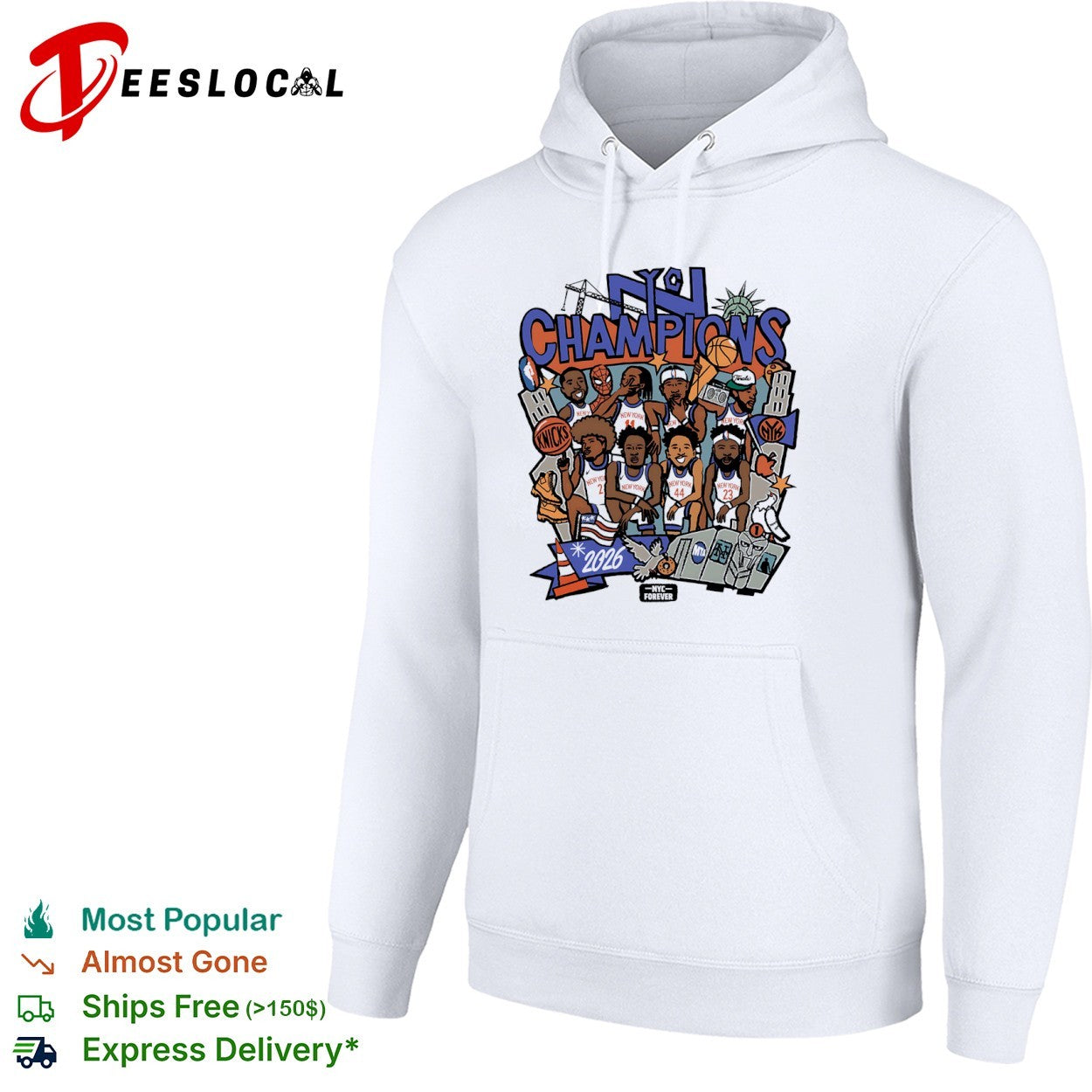 New York Knicks NBA NYC Champions 2026 NYC Forever shirt