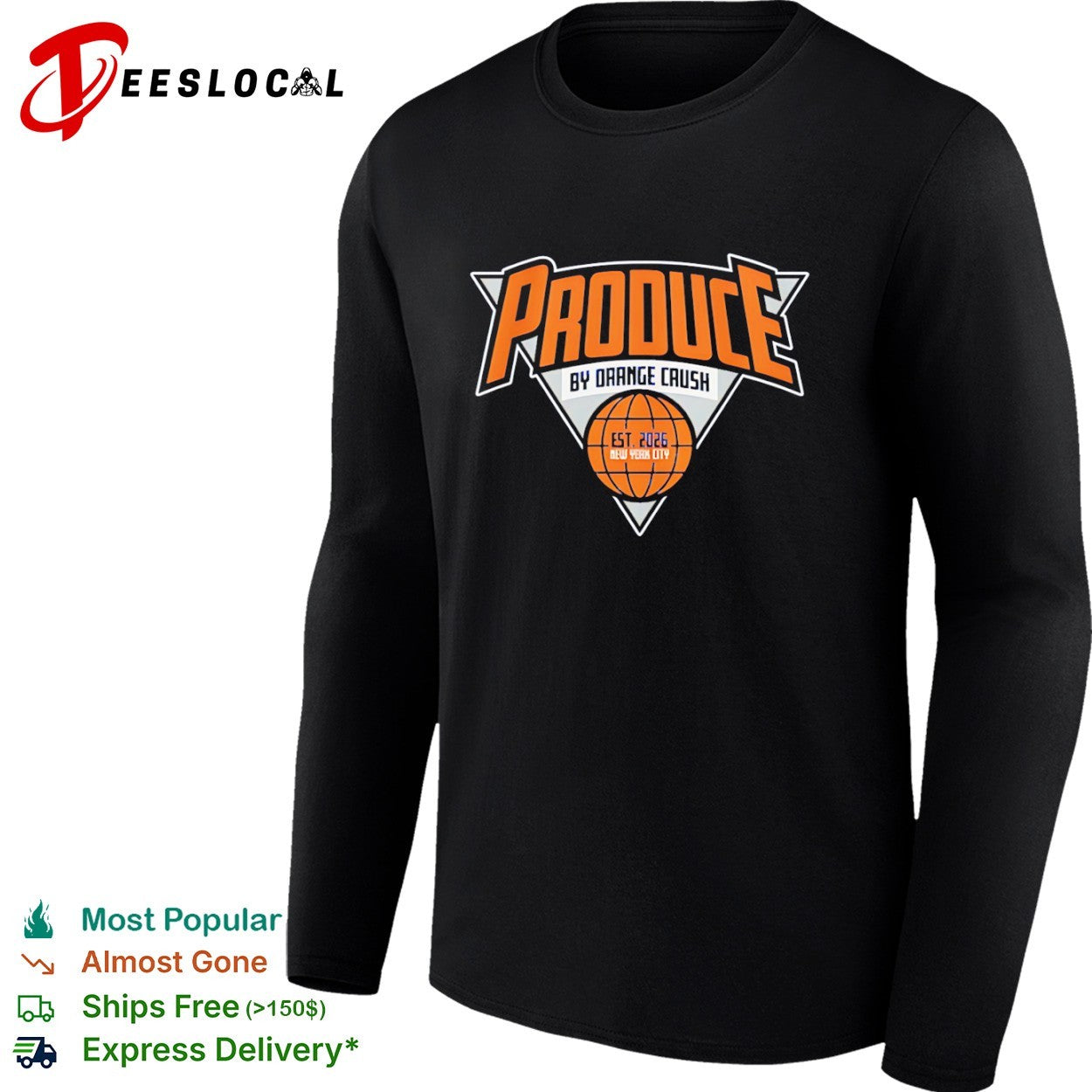 New York Knicks NBA Produce by Orange Crush shirt