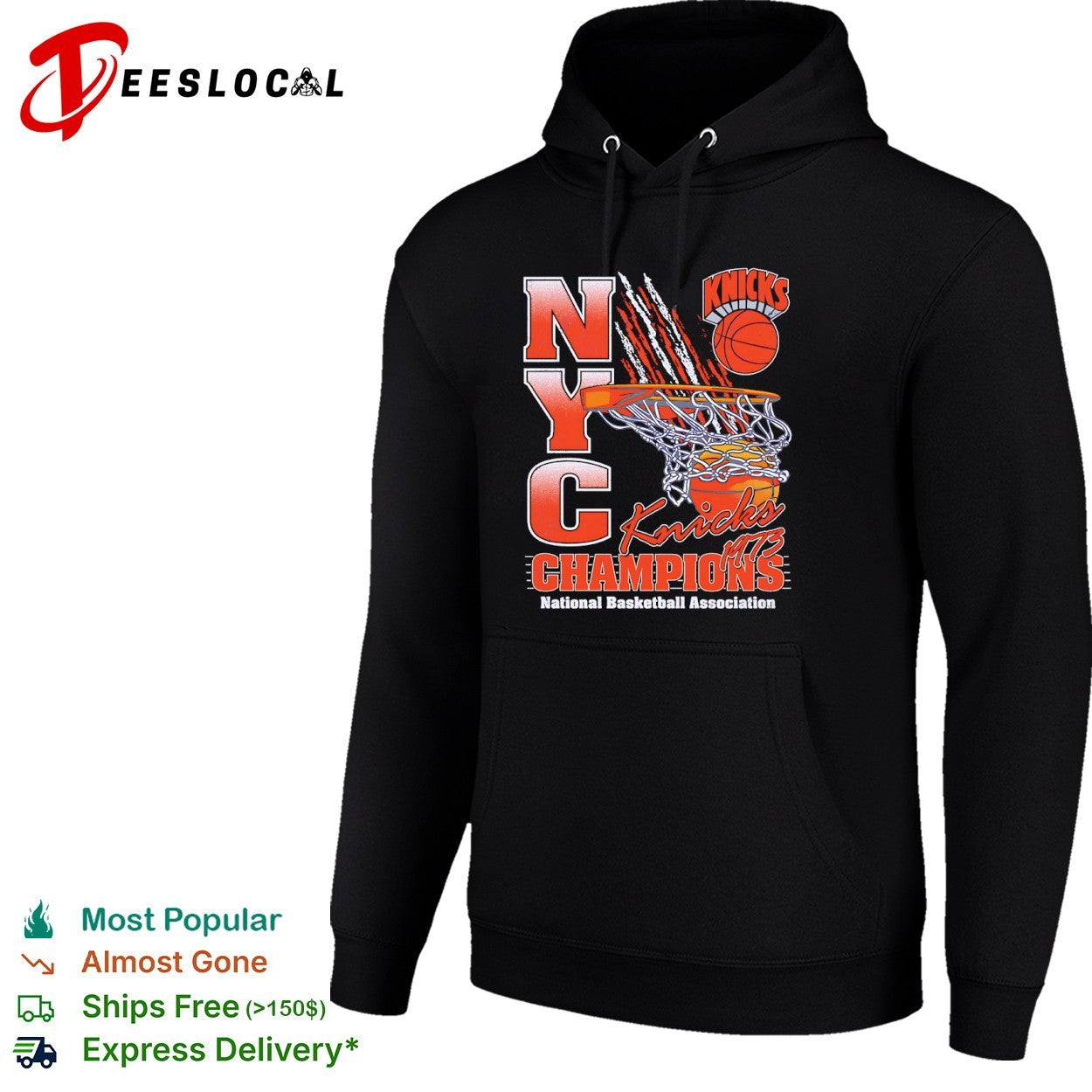 New York Knicks NYC 1973 champions national basketball association hoop ball shirt