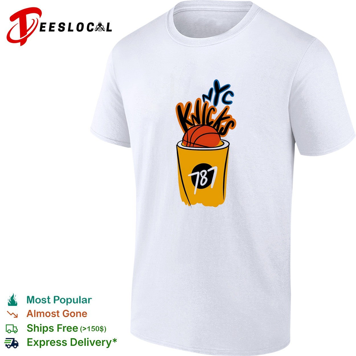 New York Knicks NYC Graffiti 787 Trash Can Basketball shirt