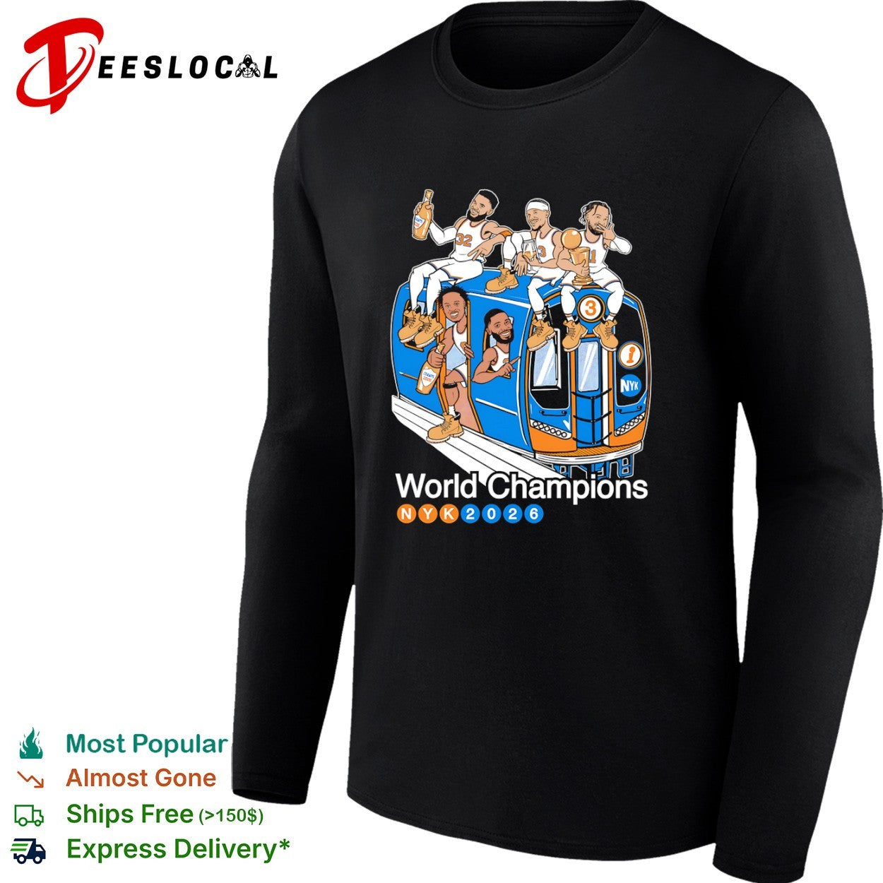 New York Knicks NYK World Champions shirt