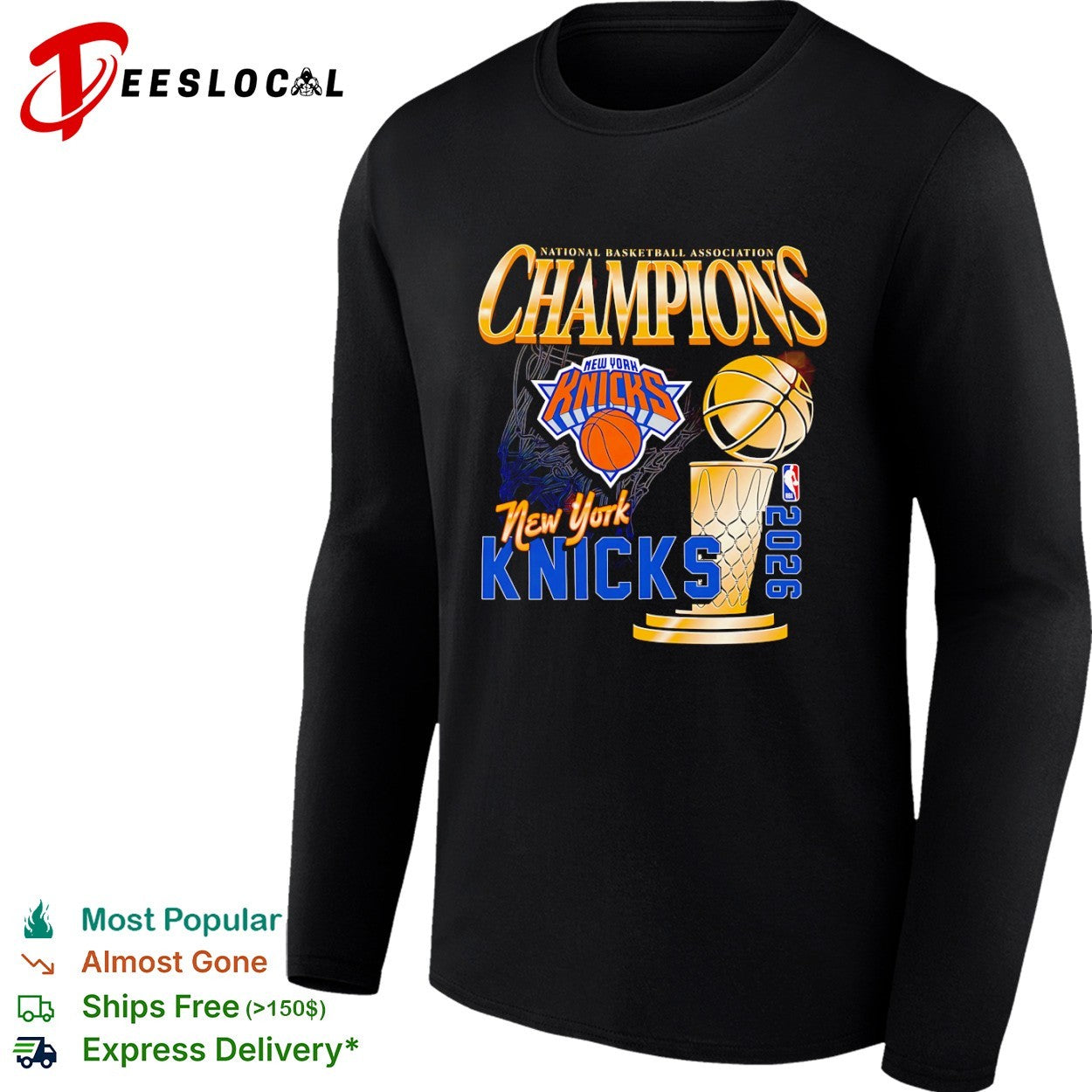 New York Knicks National Basketball Association Champions 2026 shirt