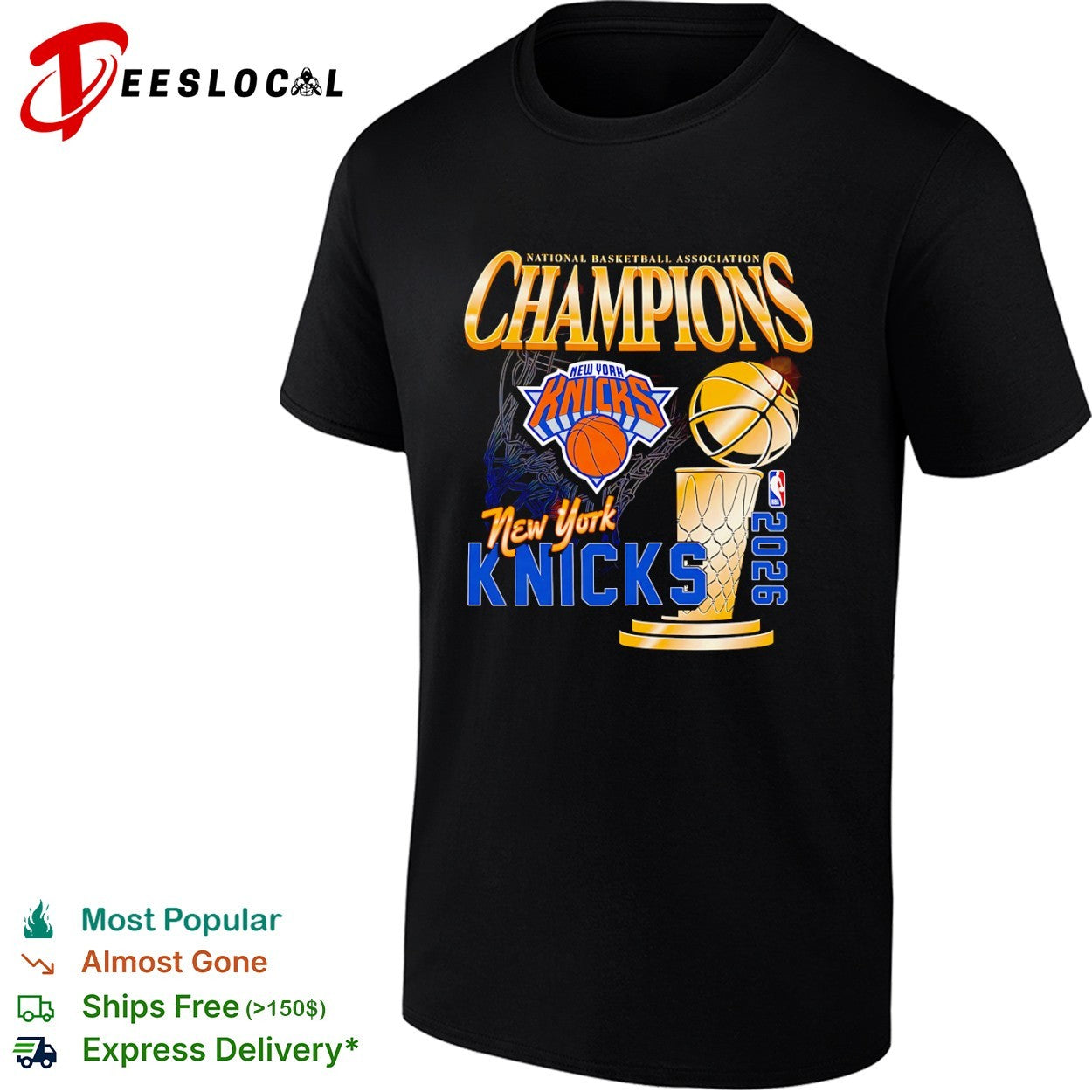 New York Knicks National Basketball Association Champions 2026 shirt