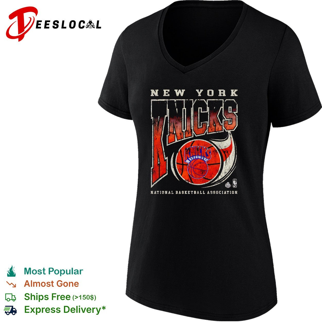 New York Knicks National Basketball Association vintage distressed art shirt