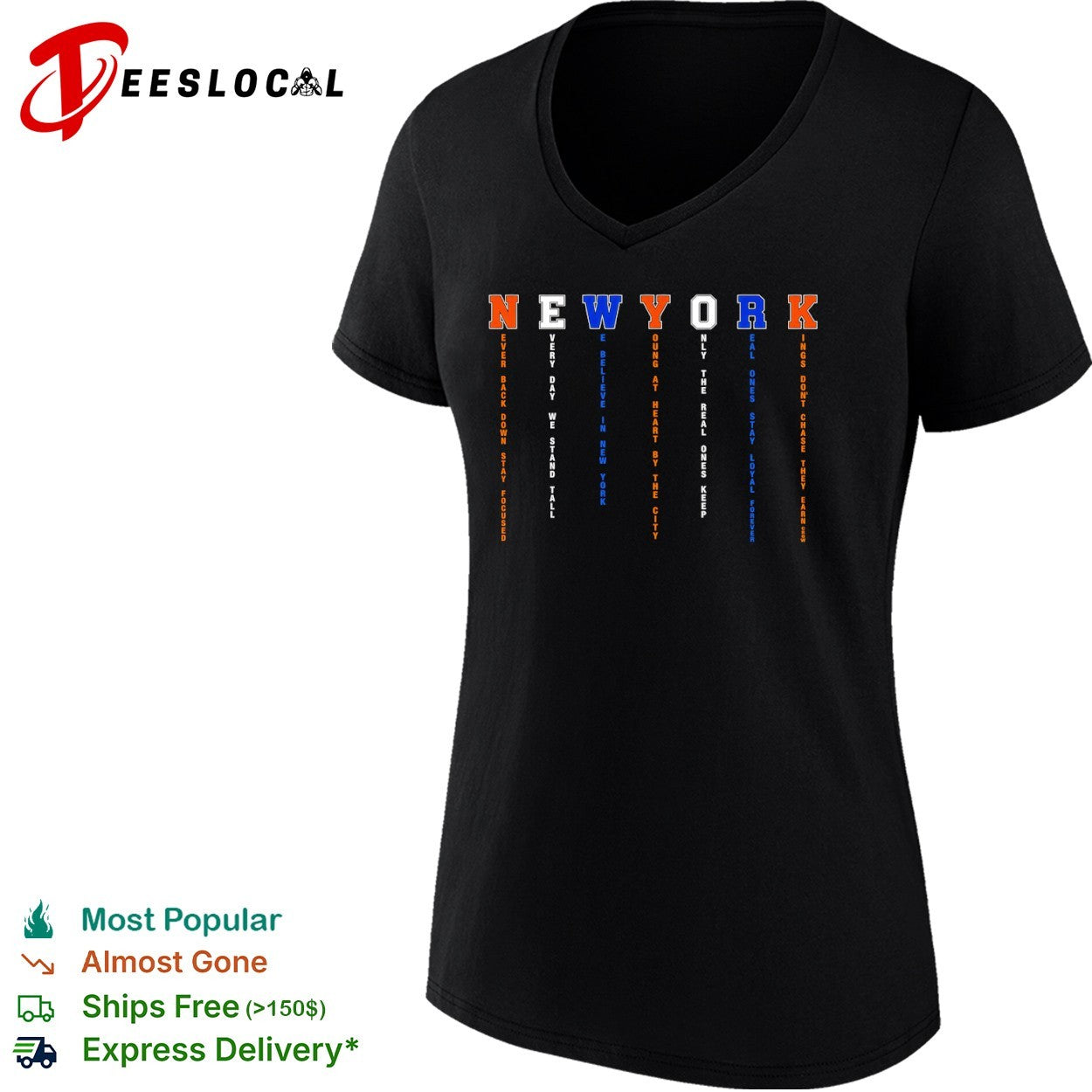 New York Knicks Never Back Down Stay Focused shirt