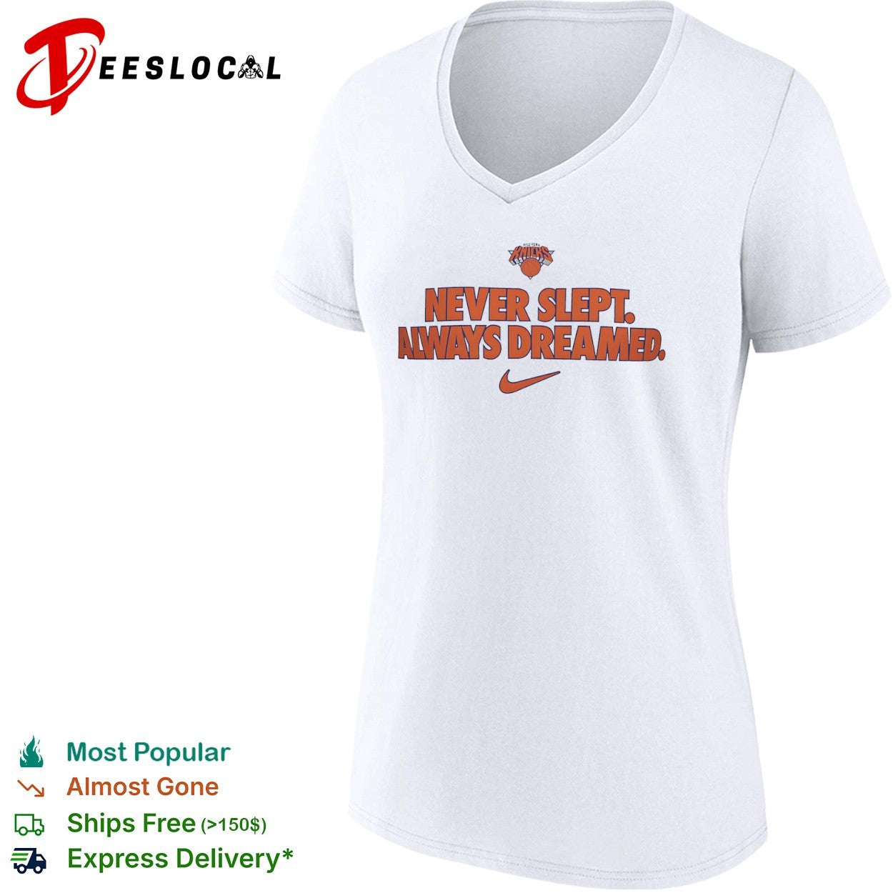 New York Knicks Never Slept Always Dreamed shirt