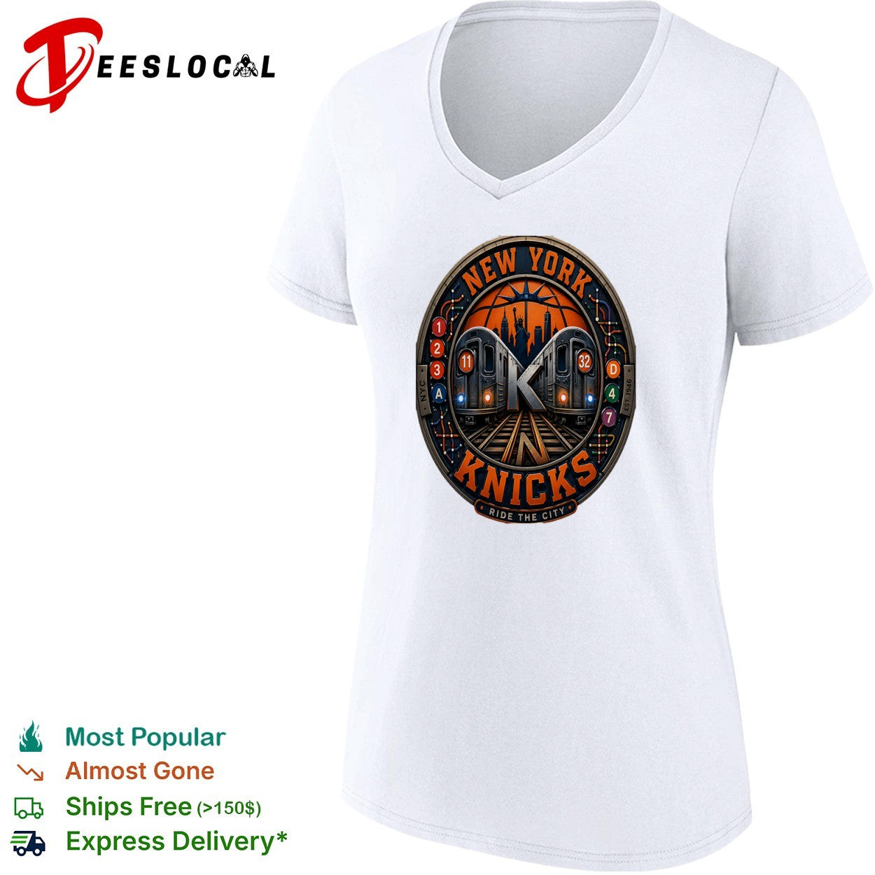 New York Knicks Ride the City Subway shirt