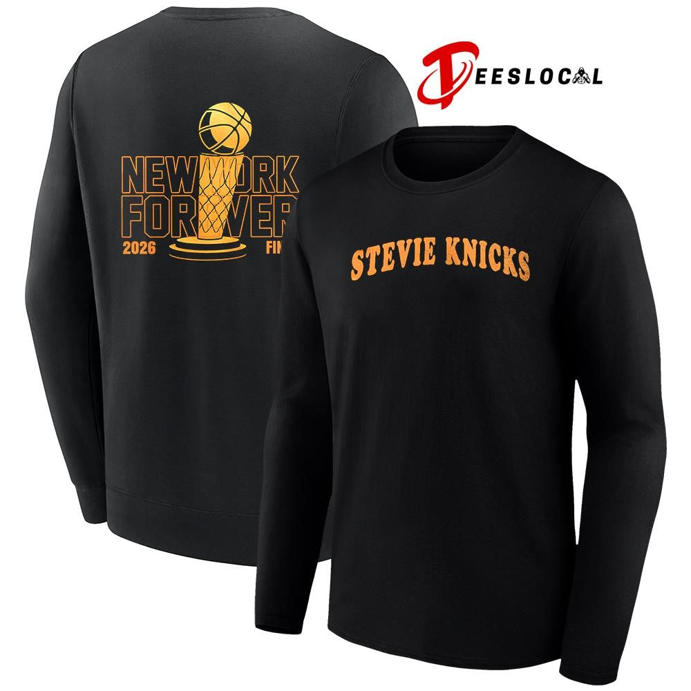 New York Knicks Stevie Knicks forever Taylor wear trophy shirt