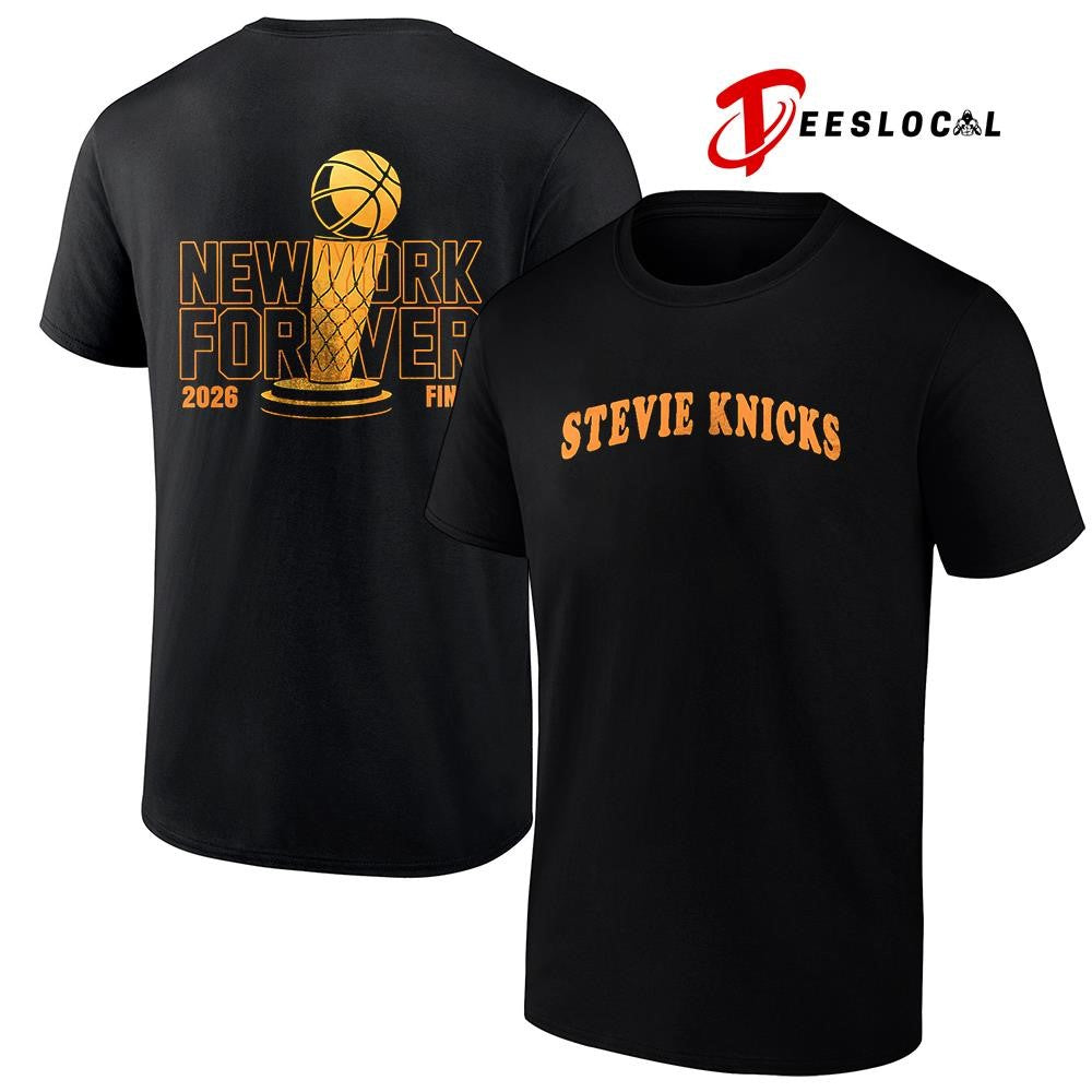New York Knicks Stevie Knicks forever Taylor wear trophy shirt