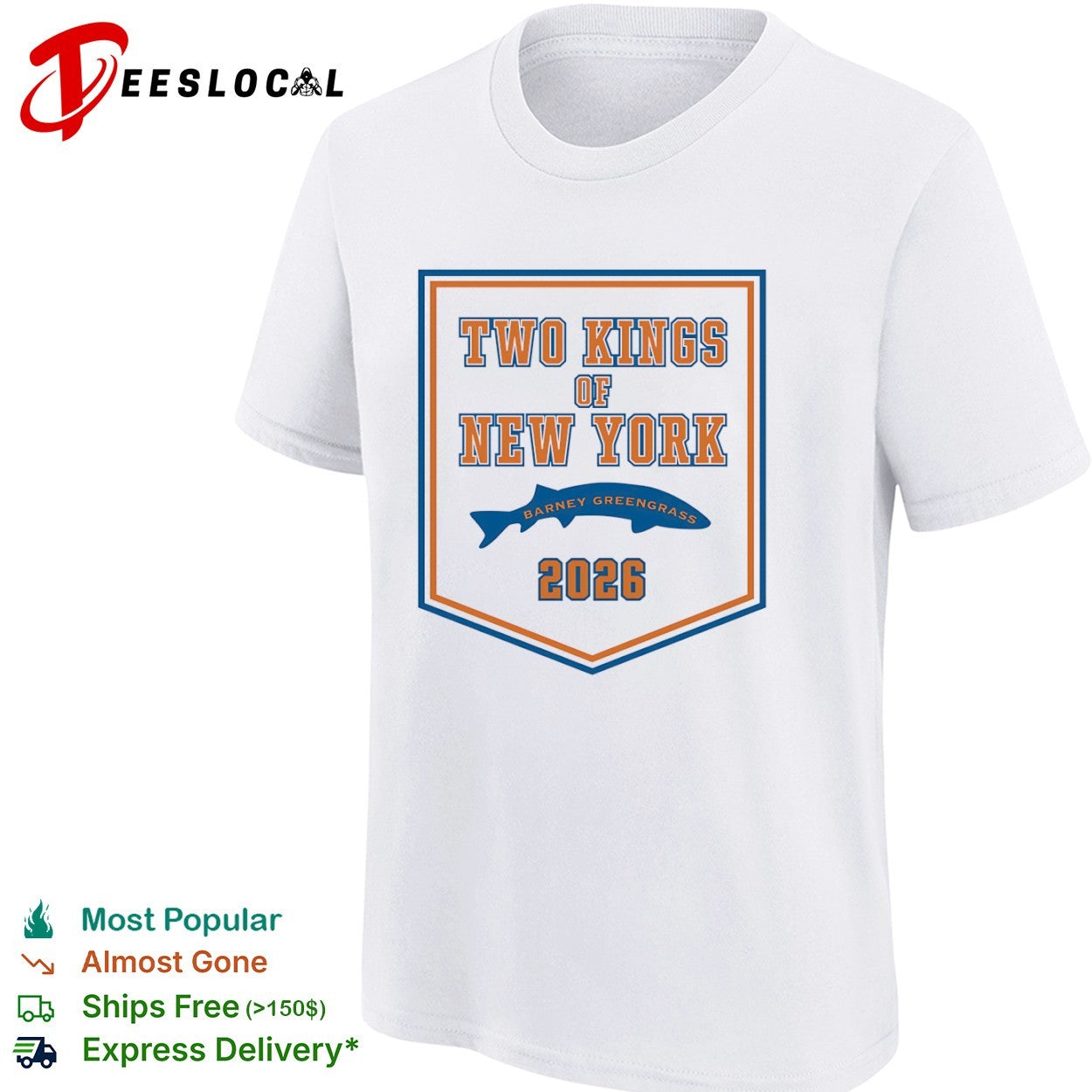 New York Knicks Two Kings of New York 2026 shirt