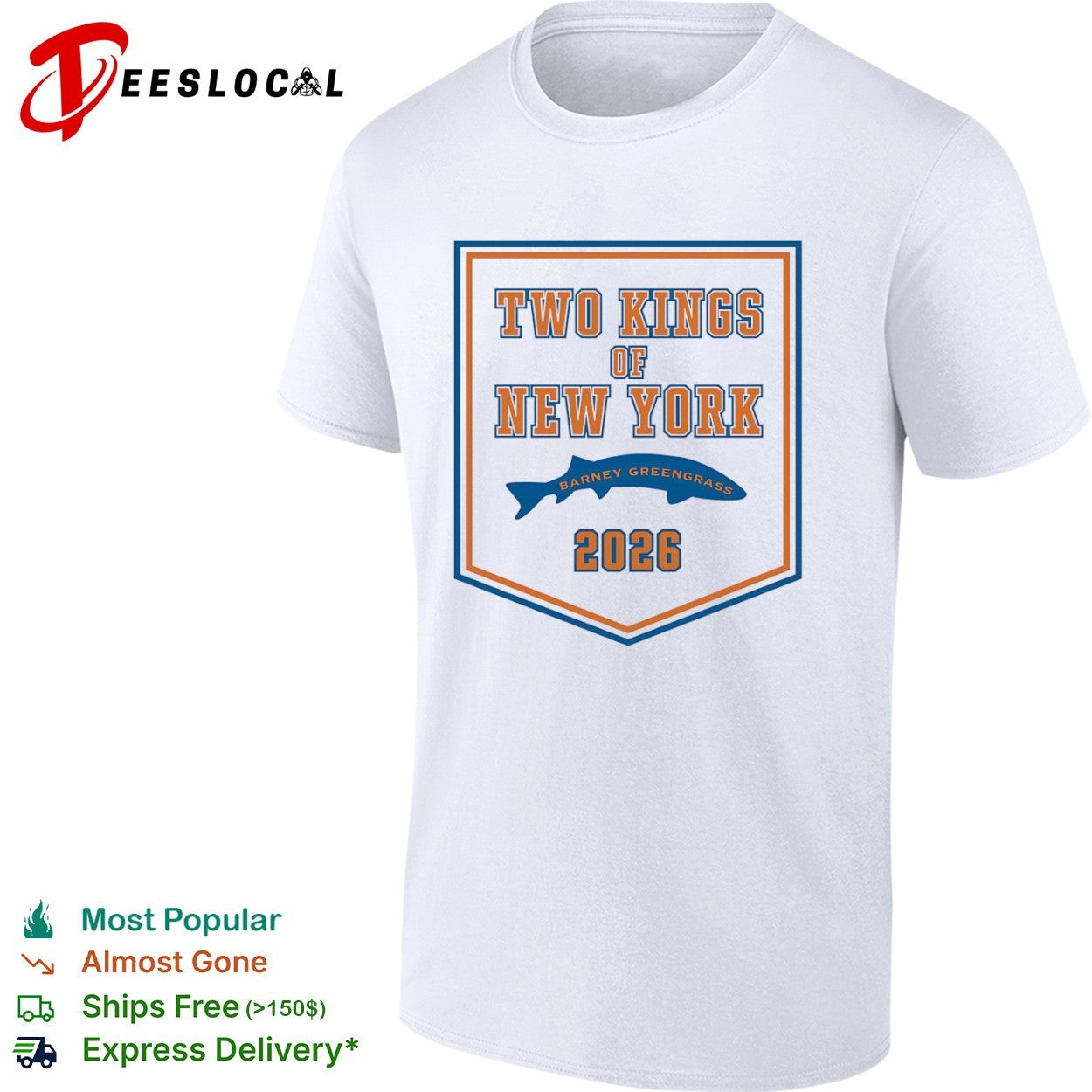 New York Knicks Two Kings of New York 2026 shirt