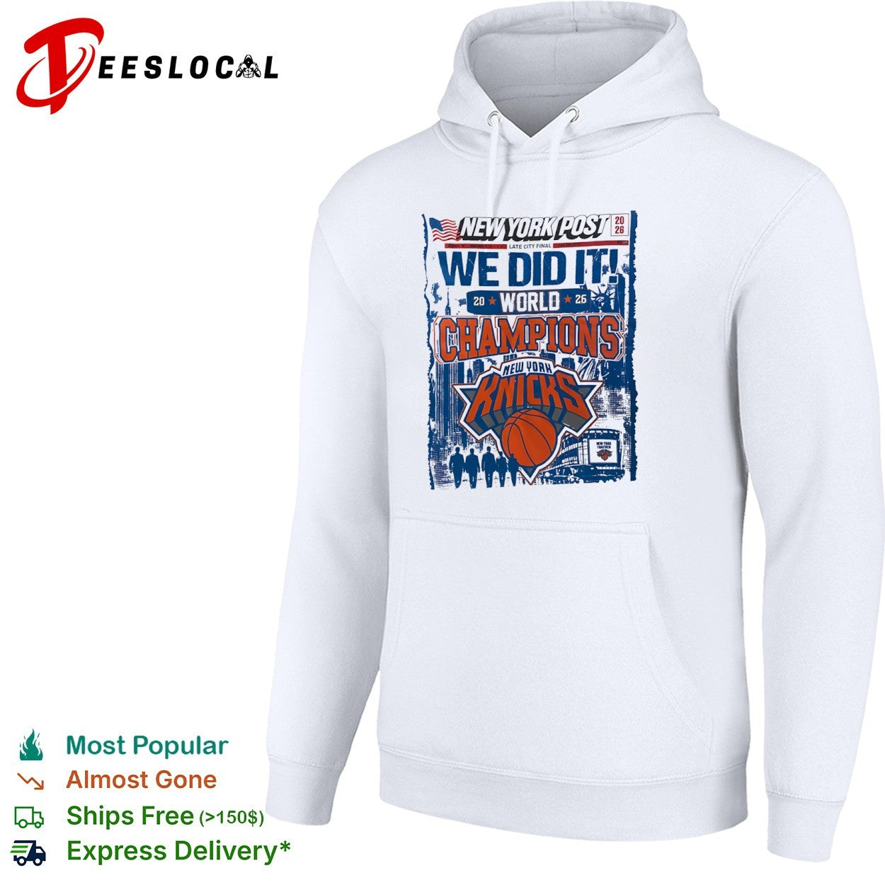 New York Knicks World Champions 2026 We Did It New York Post shirt