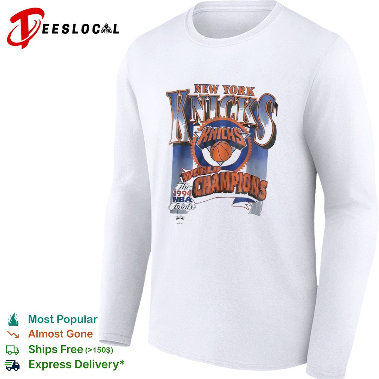 New York Knicks World Champions The 1994 NBA Finals basketball shirt