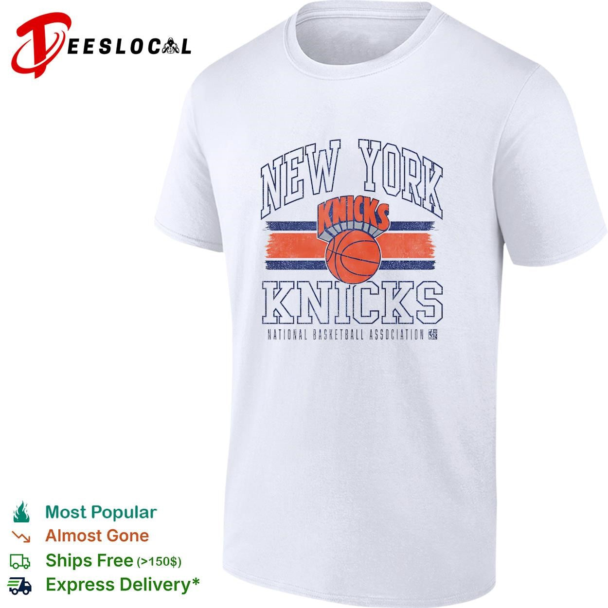New York Knicks association stripe vintage shirt