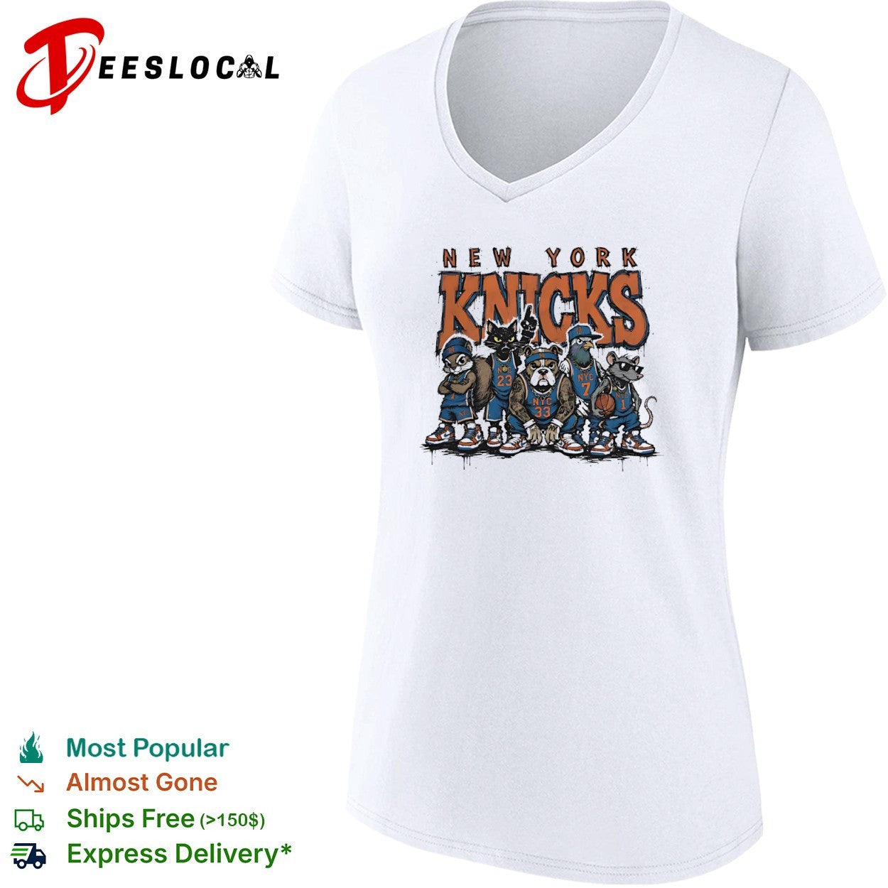 New York Knicks city animals shirt