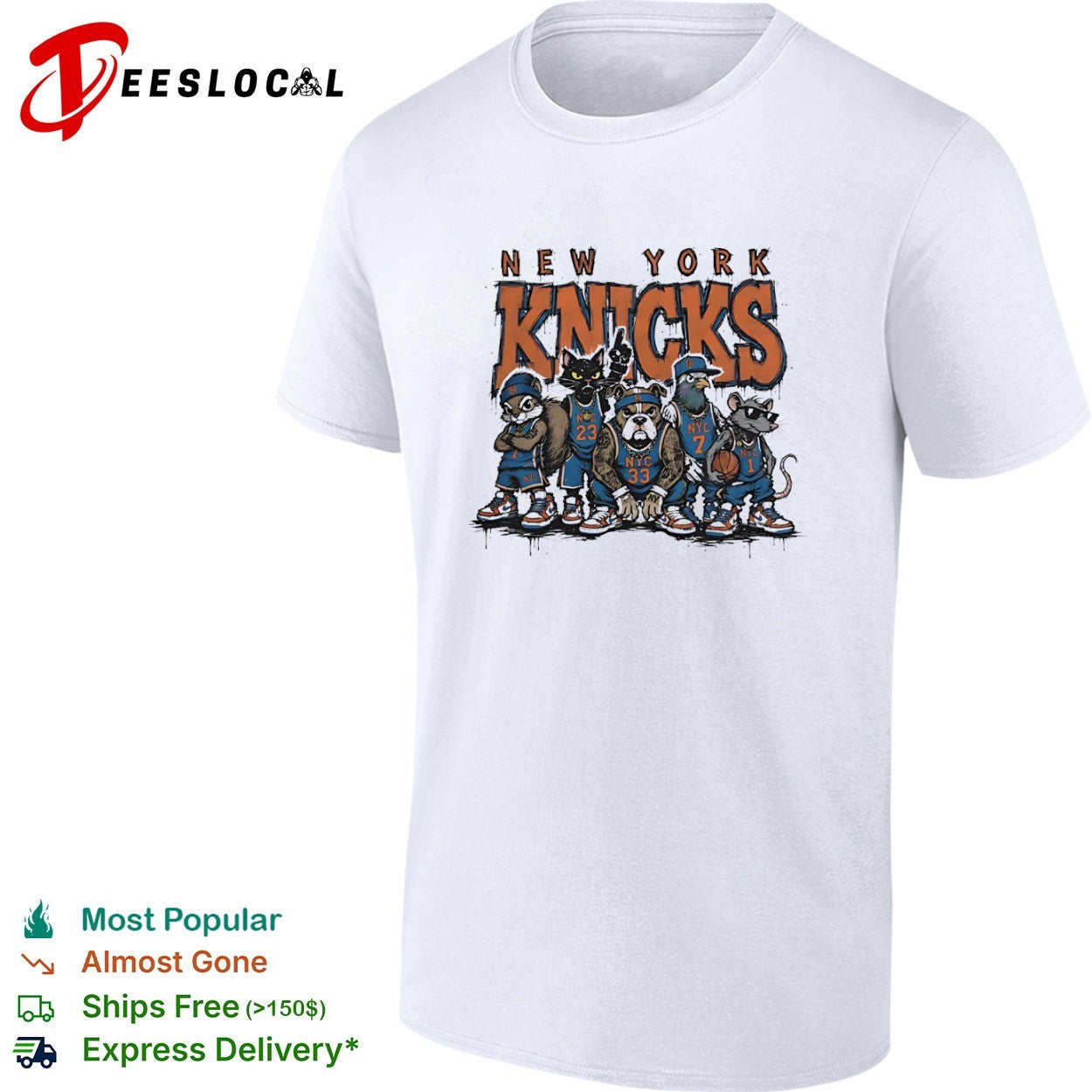 New York Knicks city animals shirt