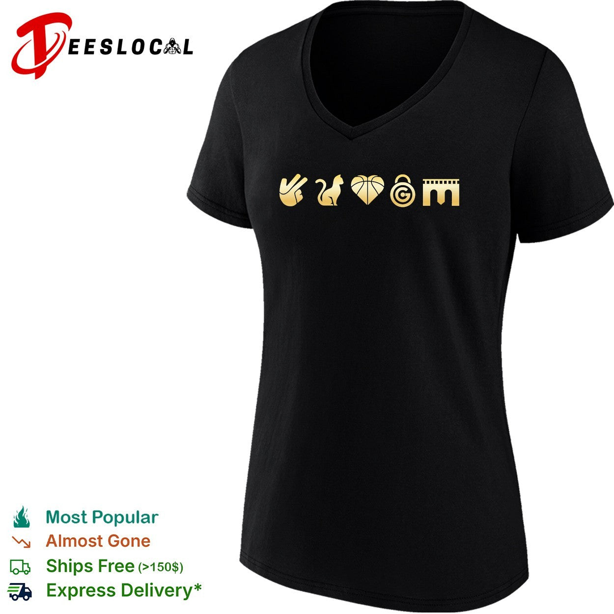 New York Knicks five championship symbols cat basketball heart Garden icons row shirt