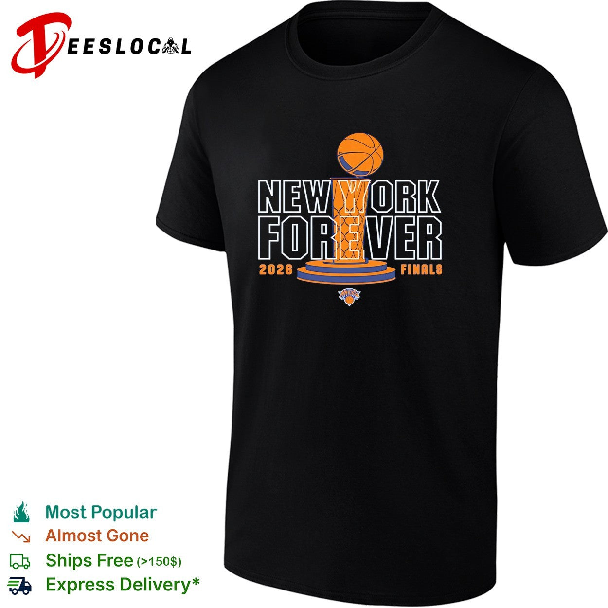 New York Knicks forever 2026 NBA Finals trophy shirt