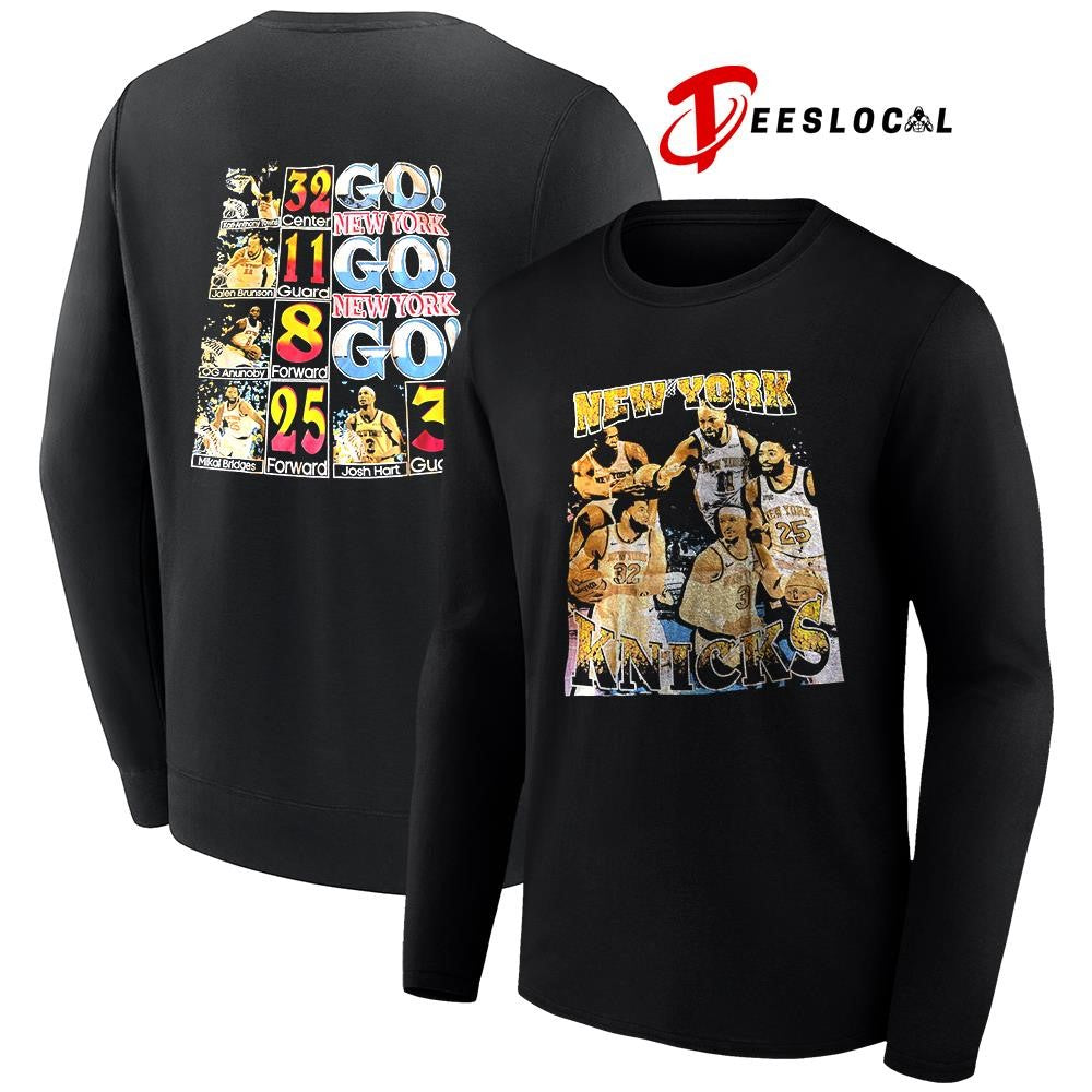New York Knicks go New York graphic shirt