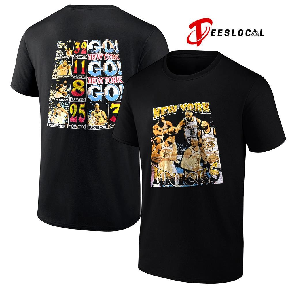 New York Knicks go New York graphic shirt