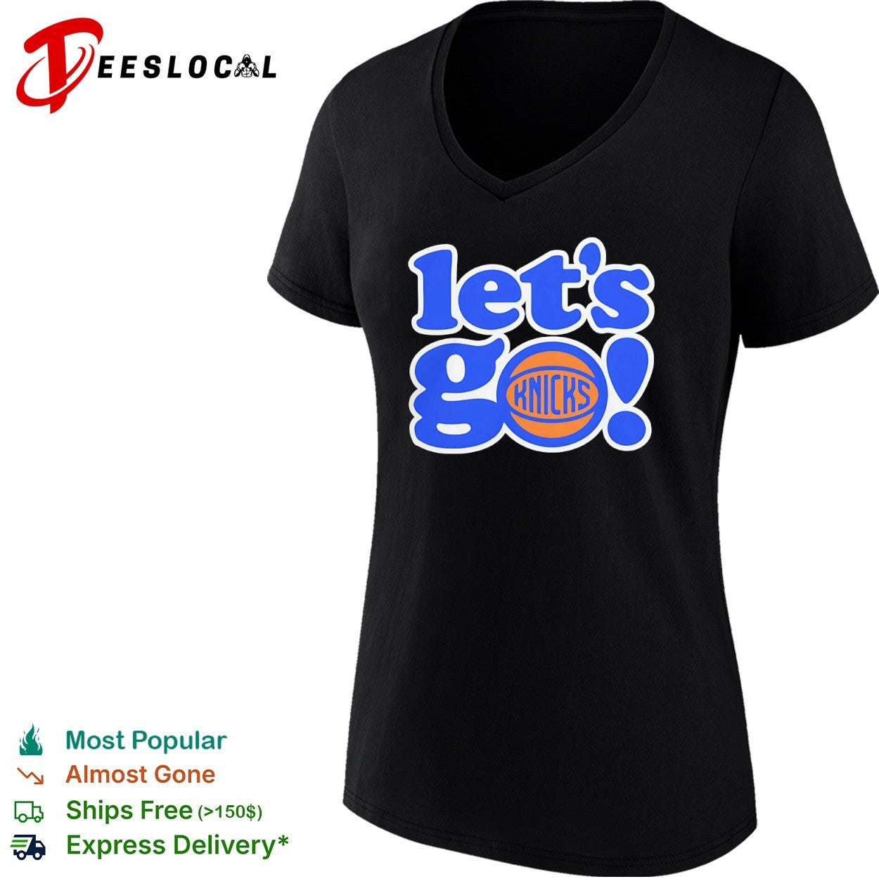 New York Knicks let’s go basketball logo shirt