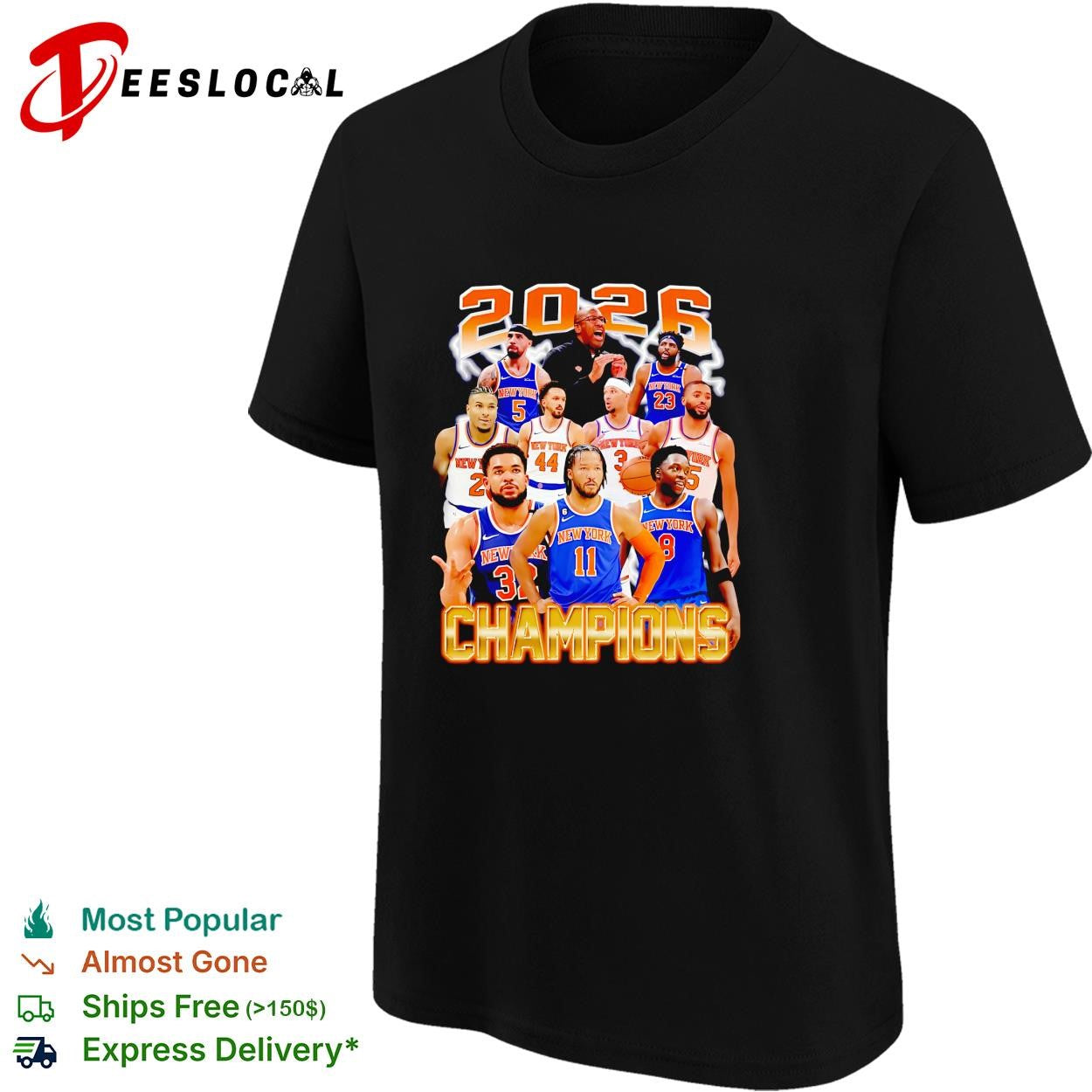 New York Knicks team 2026 champions New York basketball team photo collage poster shirt