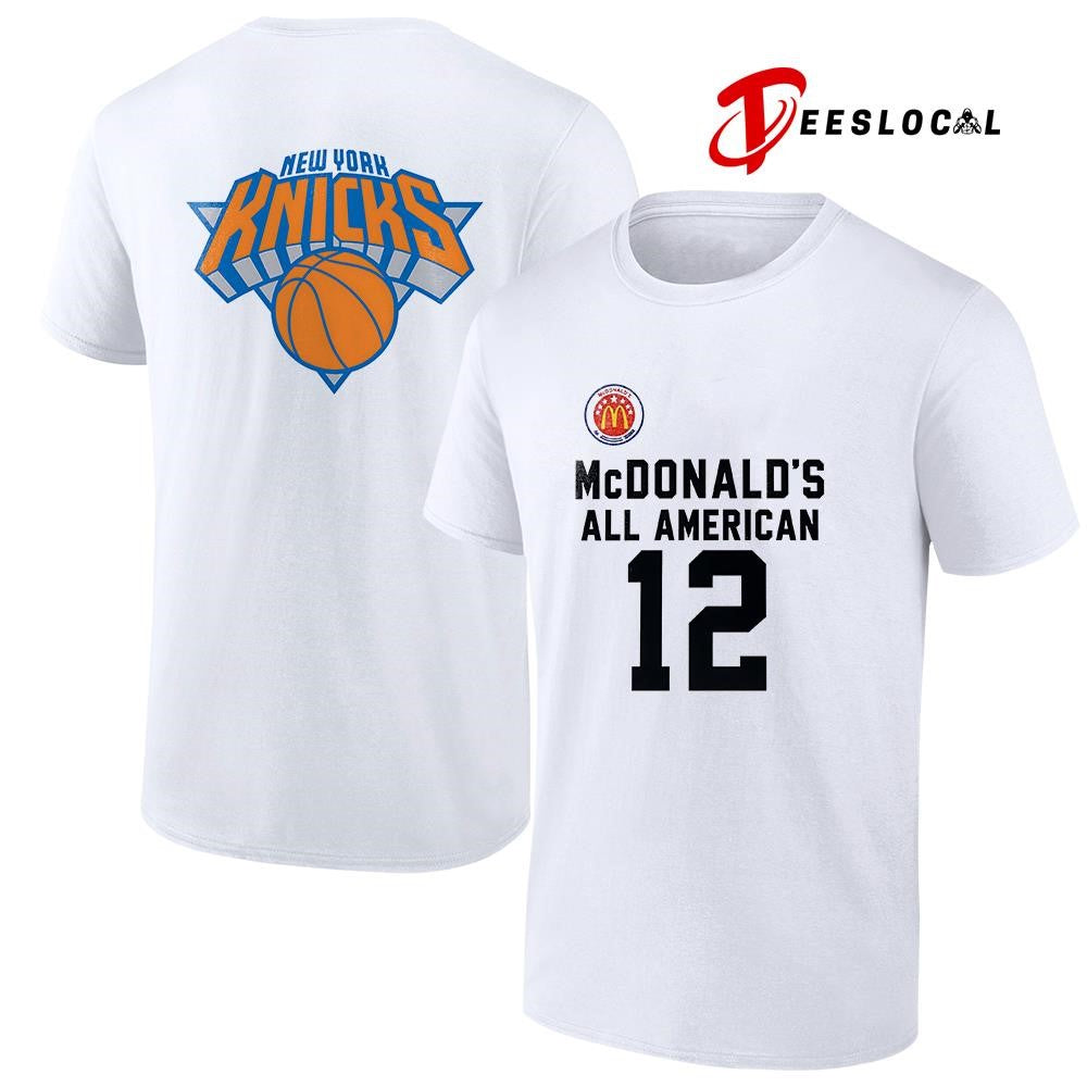 New York Knicks x McDonald’s all American 12 logo shirt