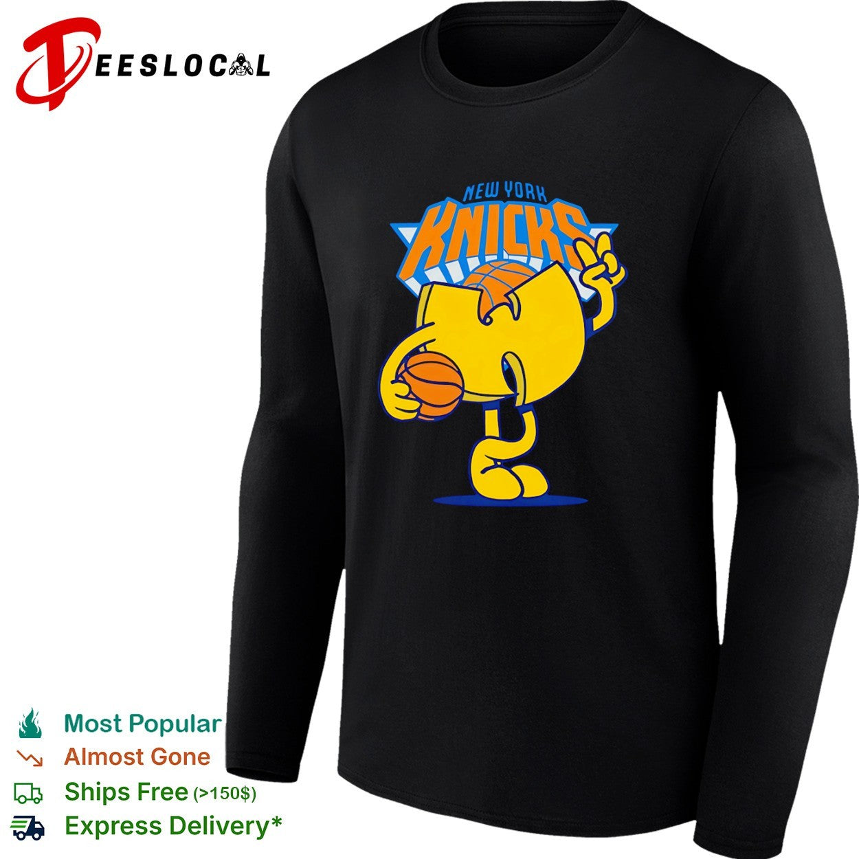 New York Knicks x Wu Tang Clan Logo crossover basketball shirt